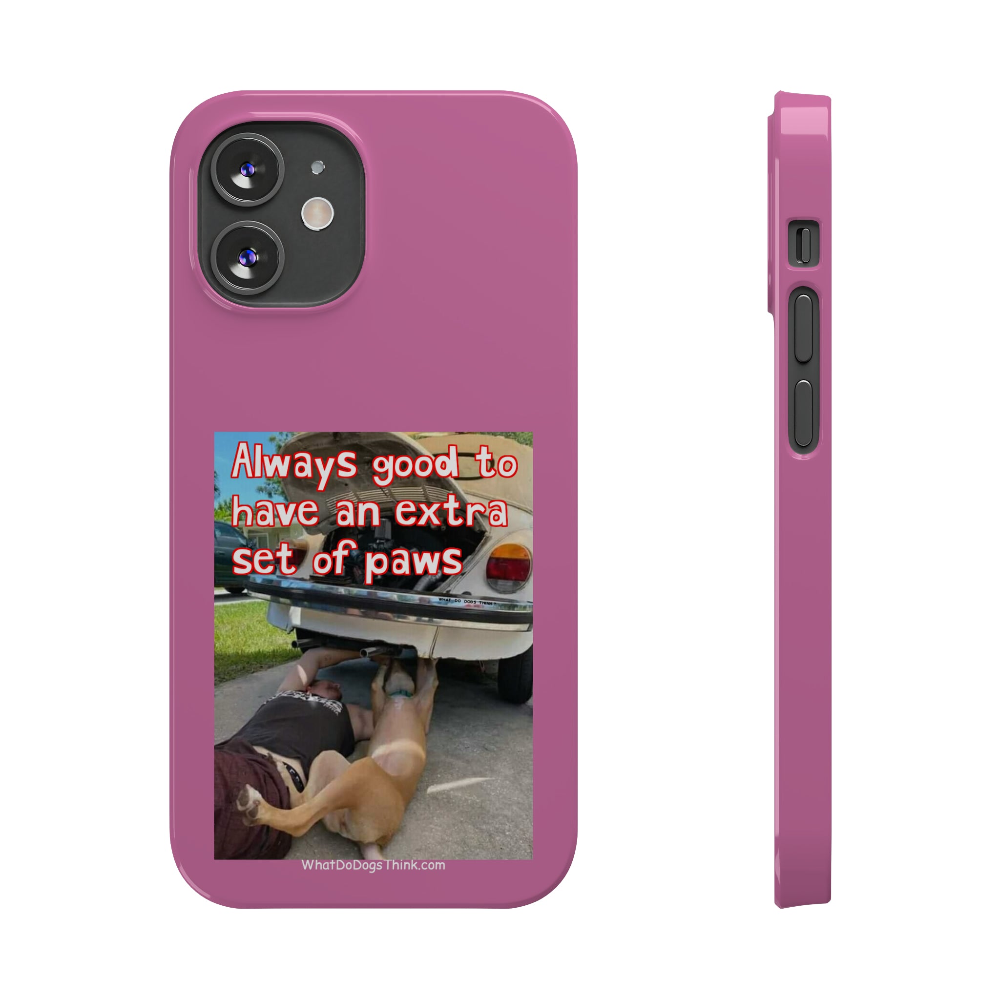Extra Paws Pink Slim Phone Case