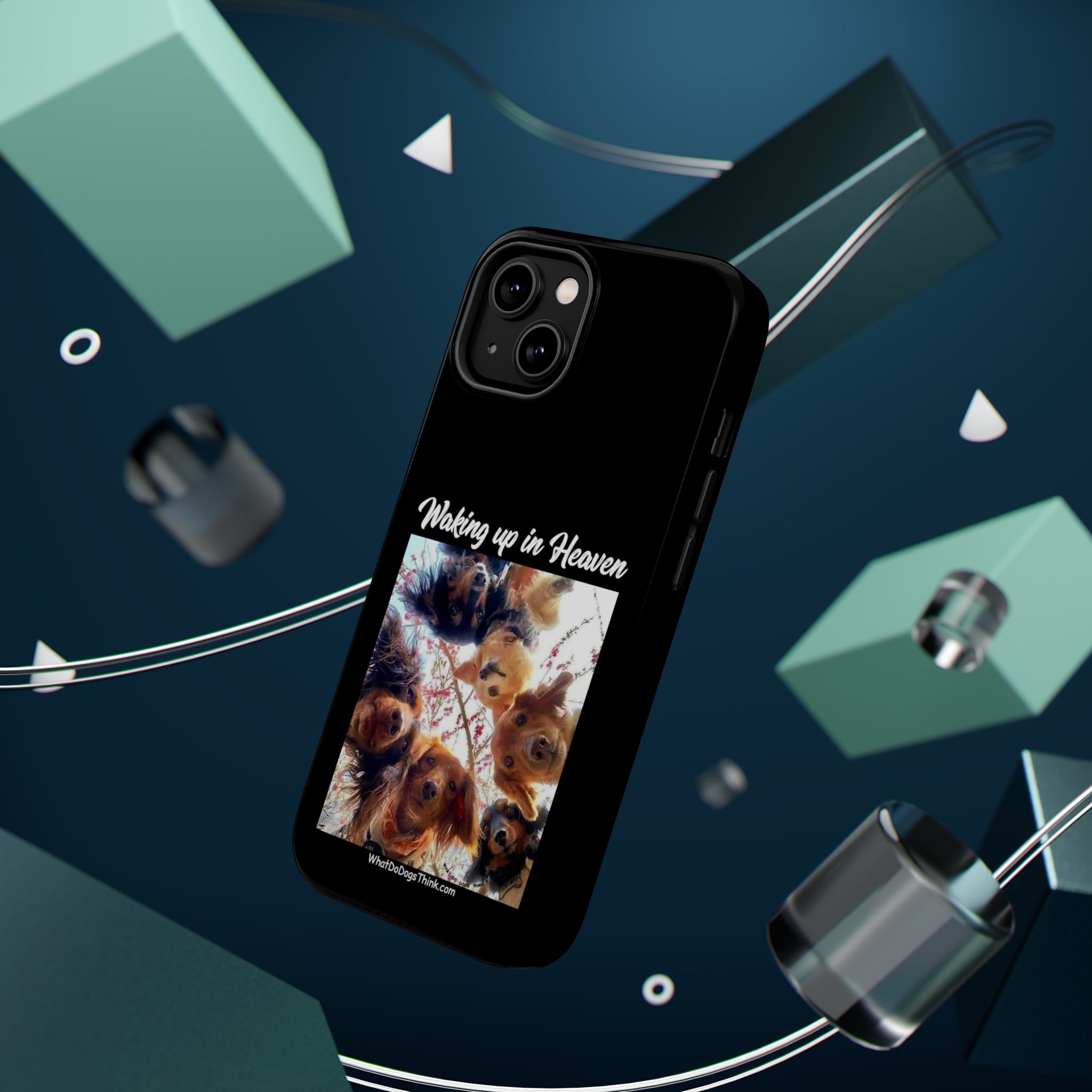 Waking Up In Heaven Black MagSafe Tough Cases