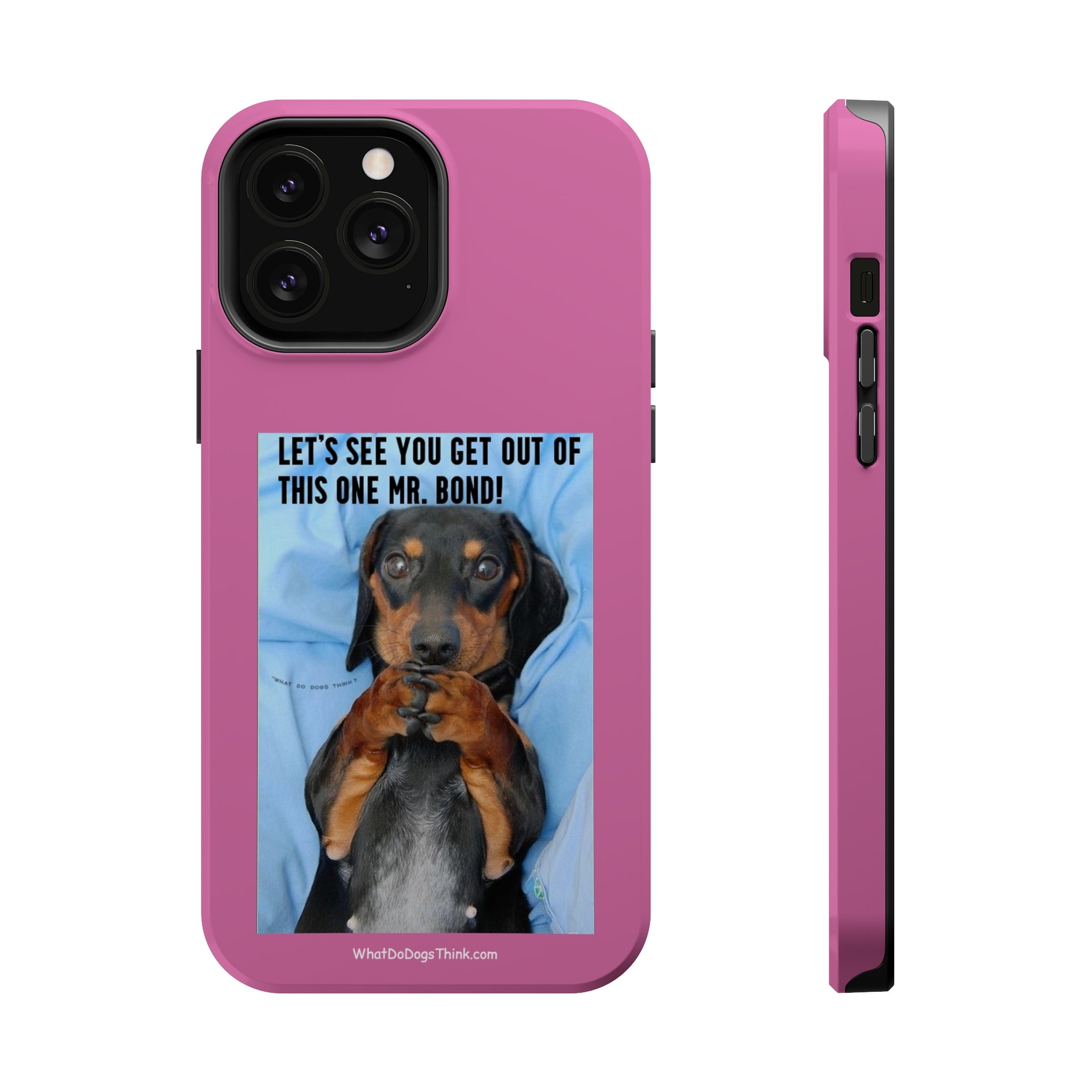 Mr. Bond Pink MagSafe Tough Cases