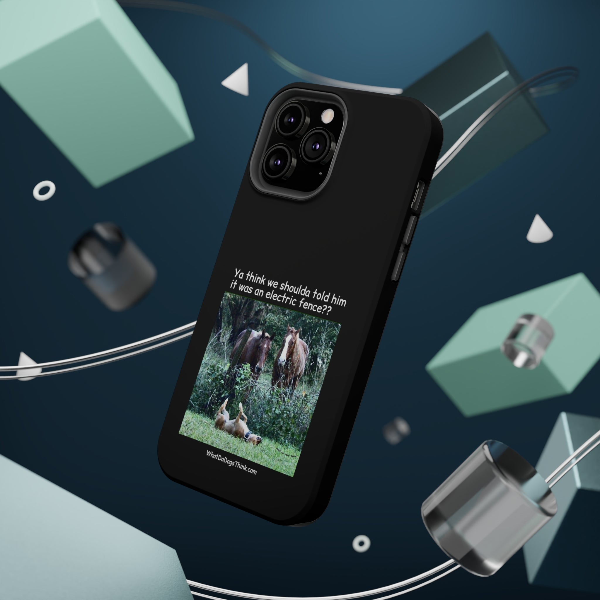 Electric Fence Black MagSafe Tough Cases