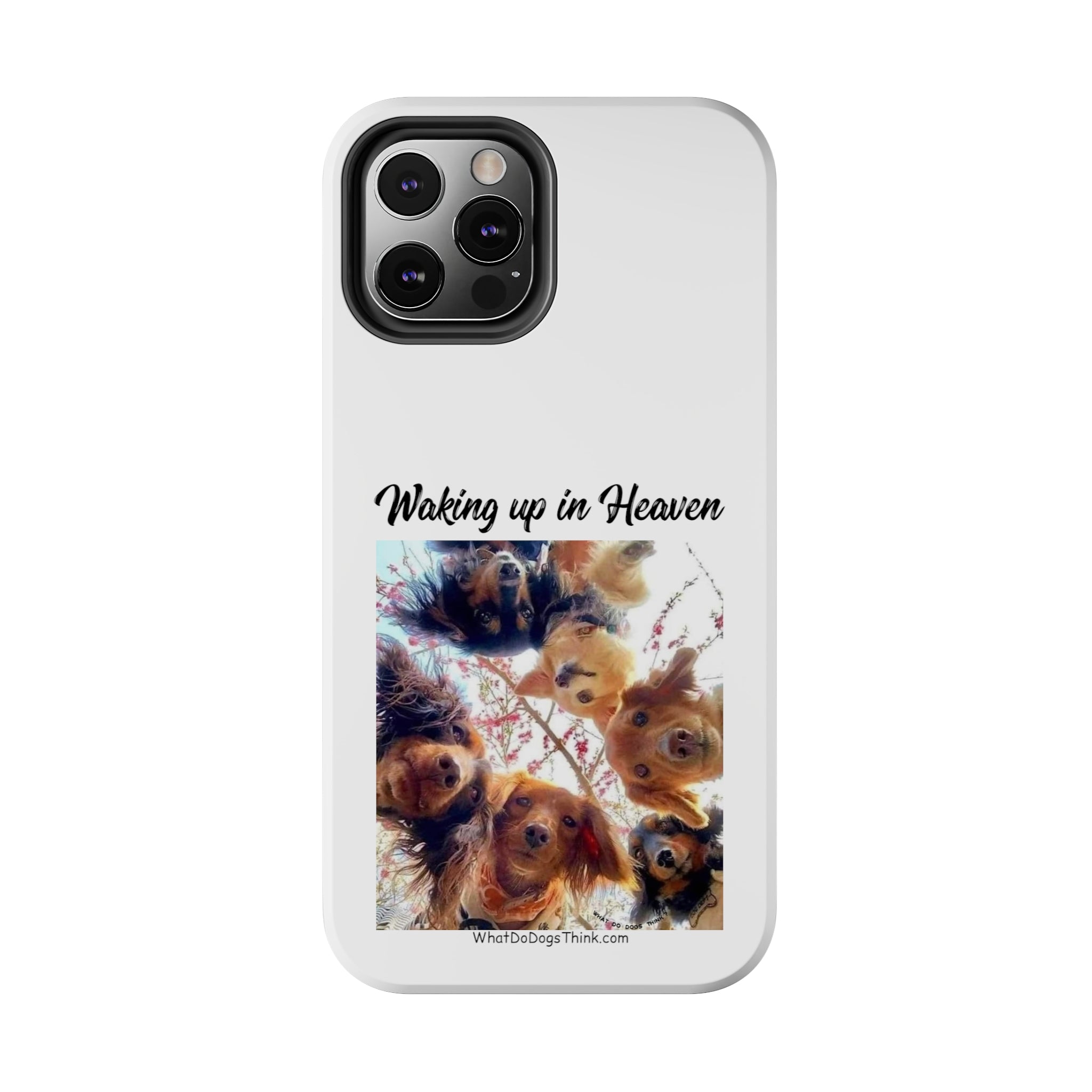 Waking Up in Heaven White Tough Phone Cases