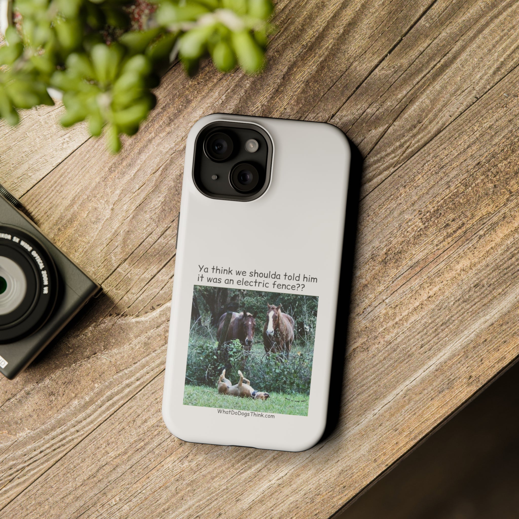 Electric Fence White MagSafe Tough Cases