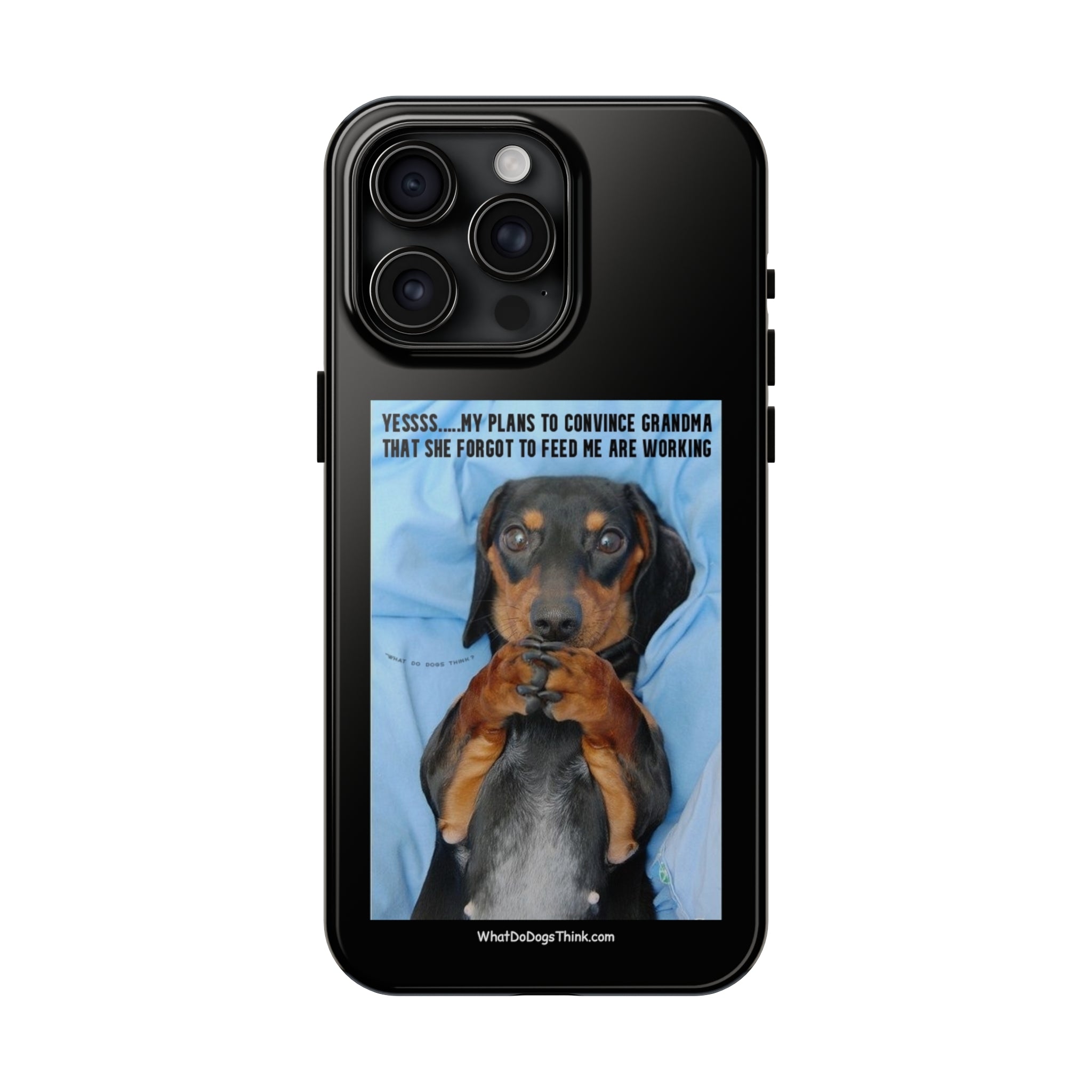 Grandma Black Tough Phone Cases