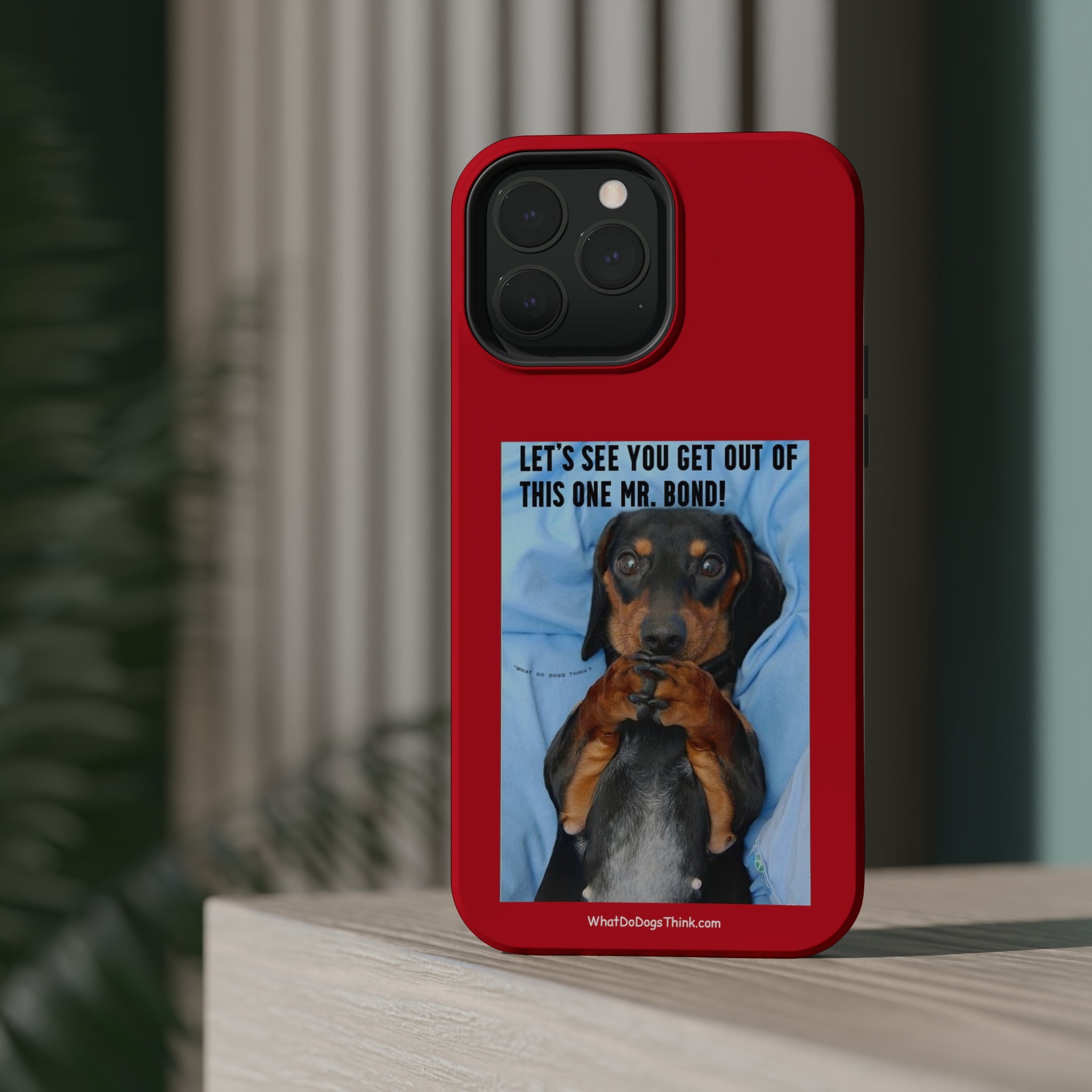 Mr. Bond Red MagSafe Tough Cases