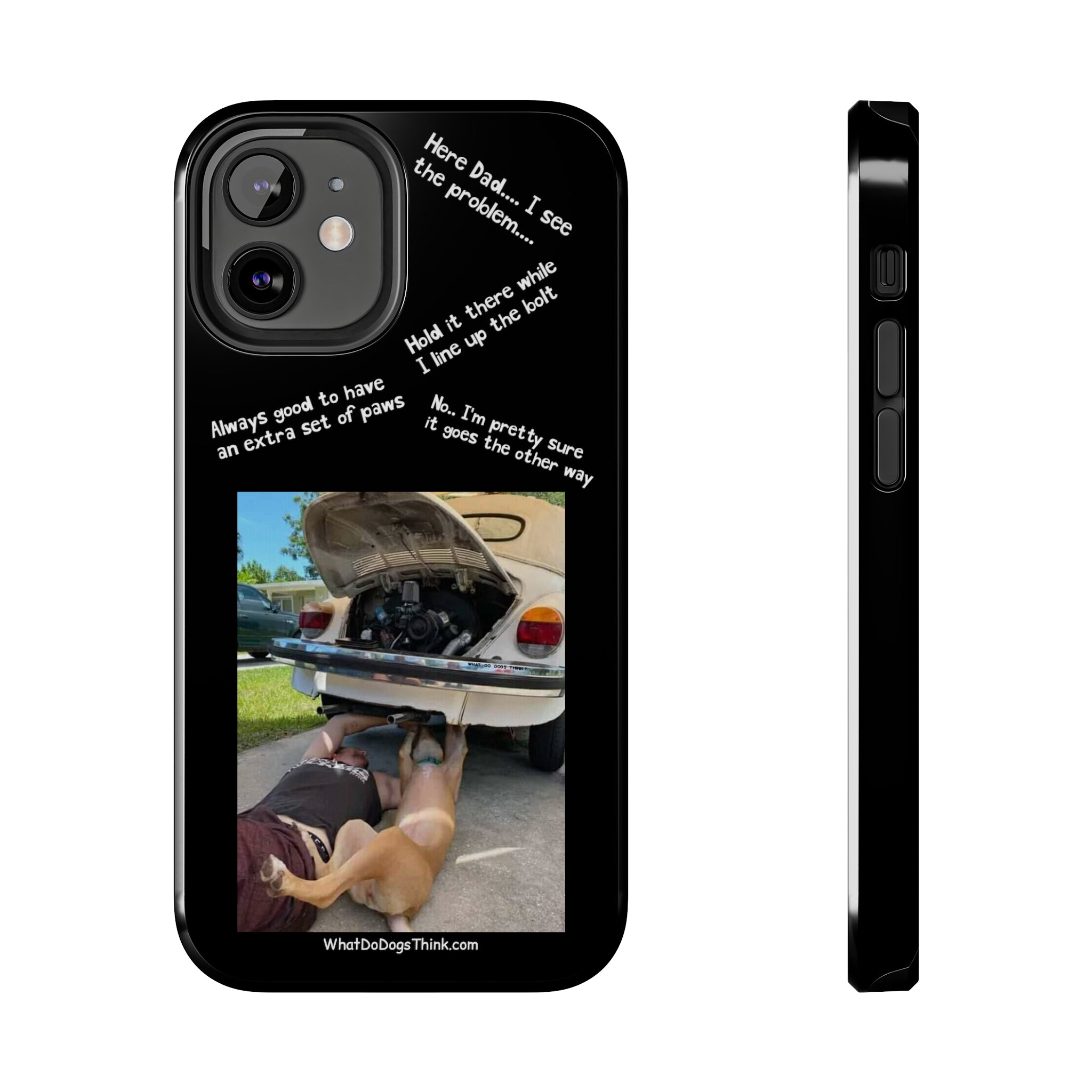 Bug Helper Compilation Black Tough Phone Cases