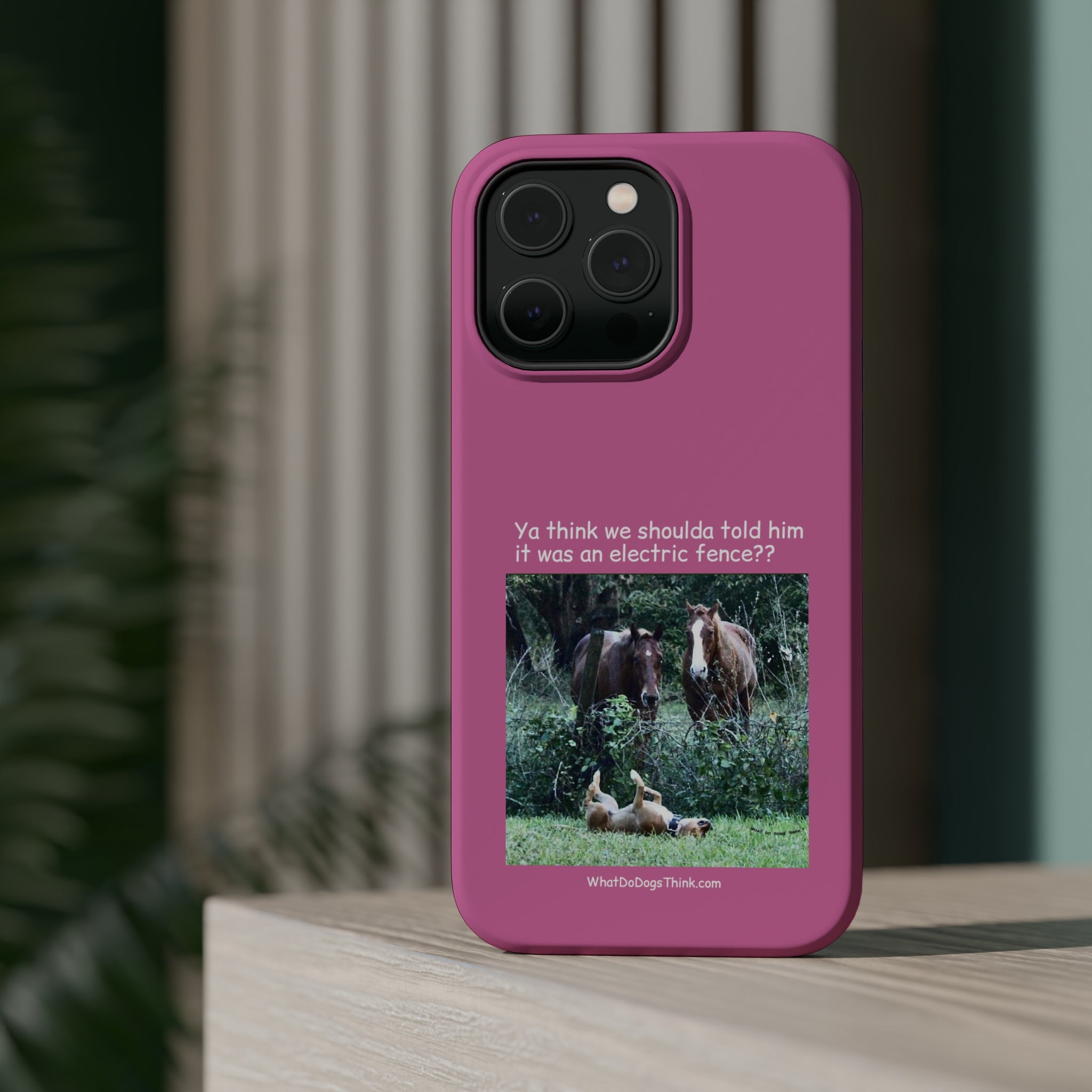 Electric Fence Pink MagSafe Tough Cases