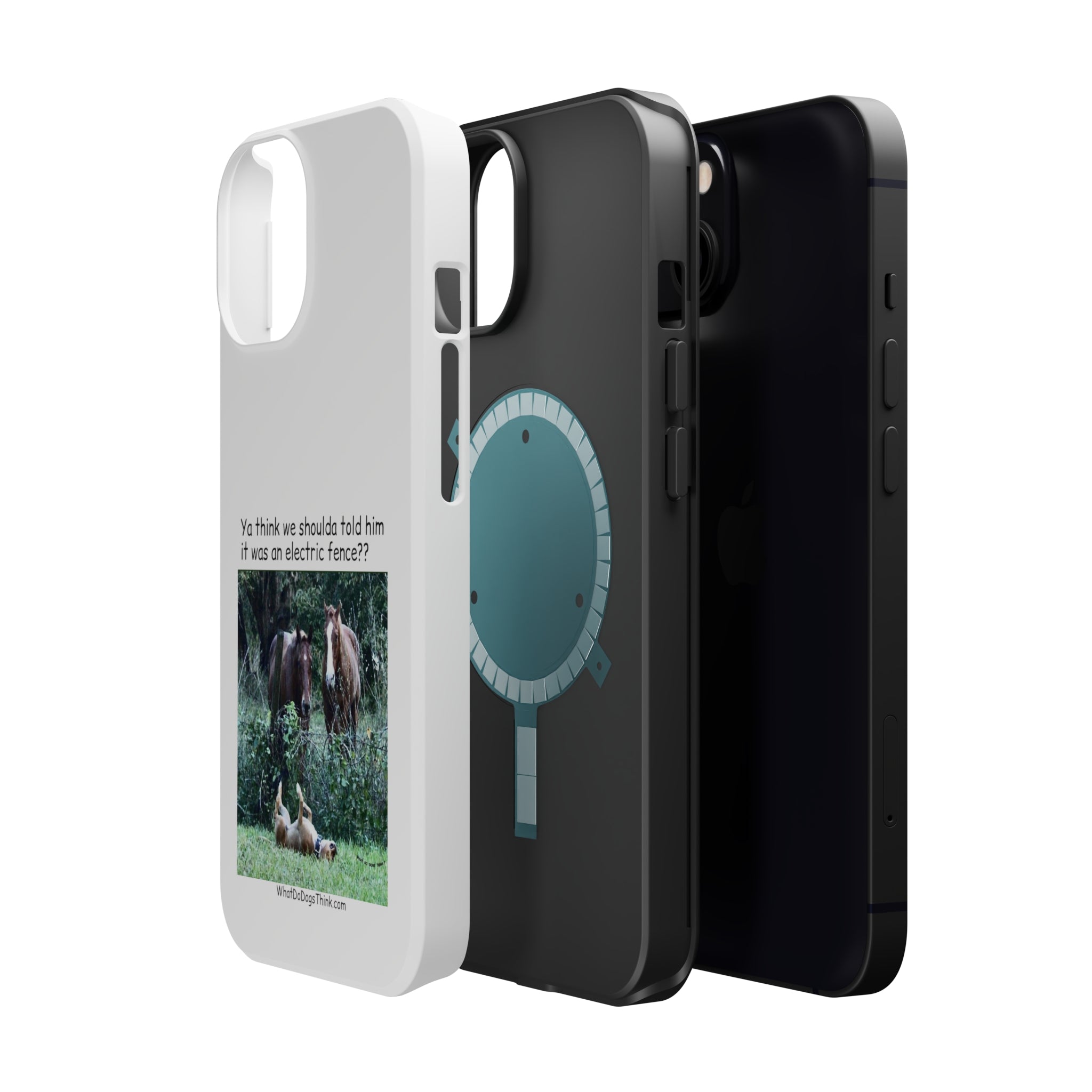 Electric Fence White MagSafe Tough Cases