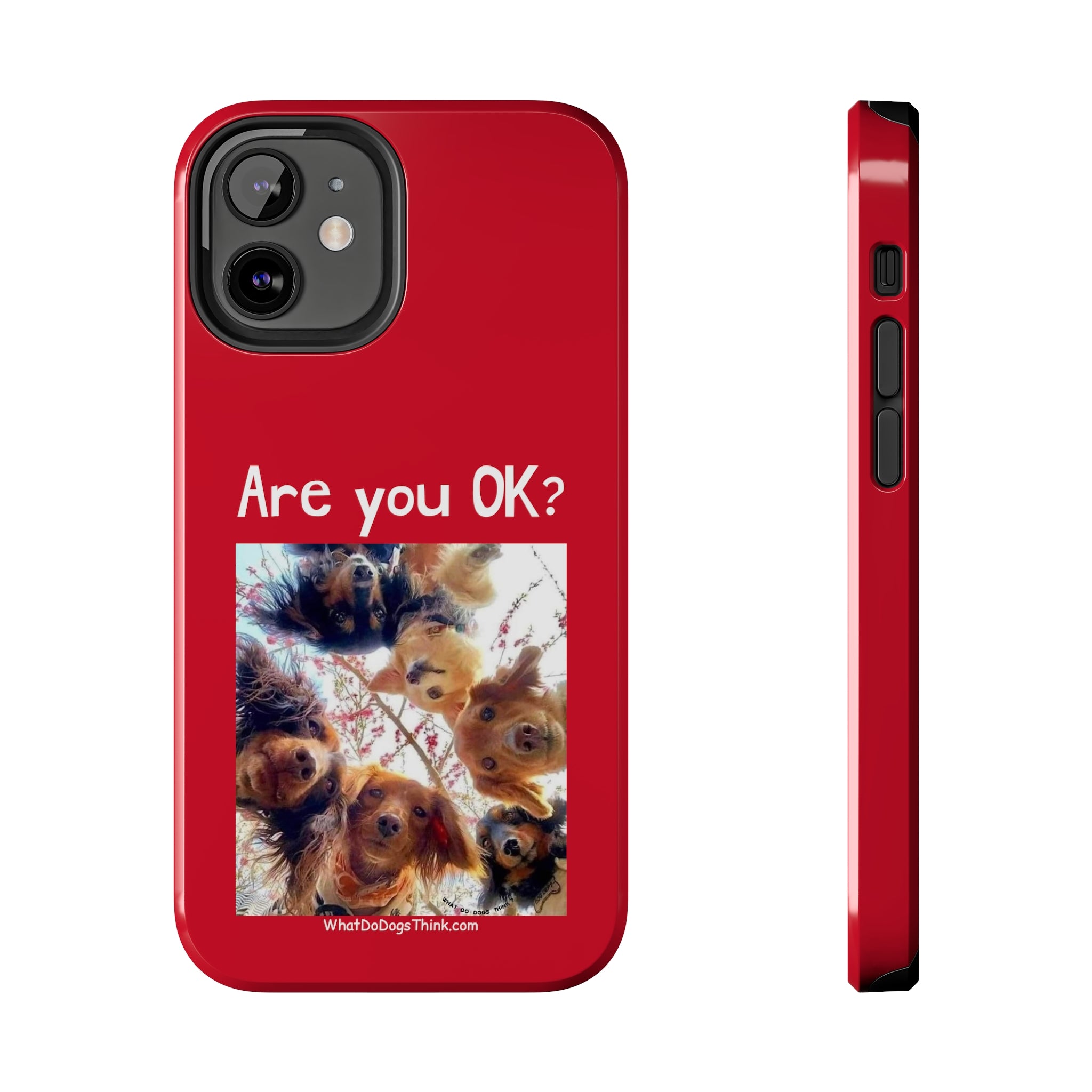 Are you OK? Red Tough Phone Cases