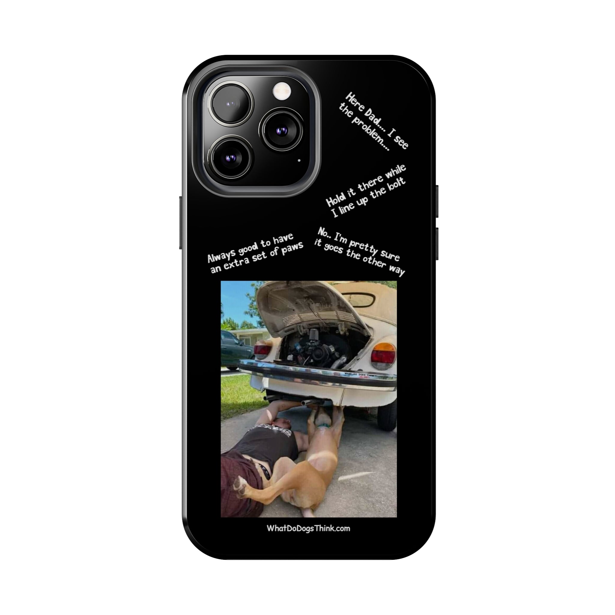 Bug Helper Compilation Black Tough Phone Cases