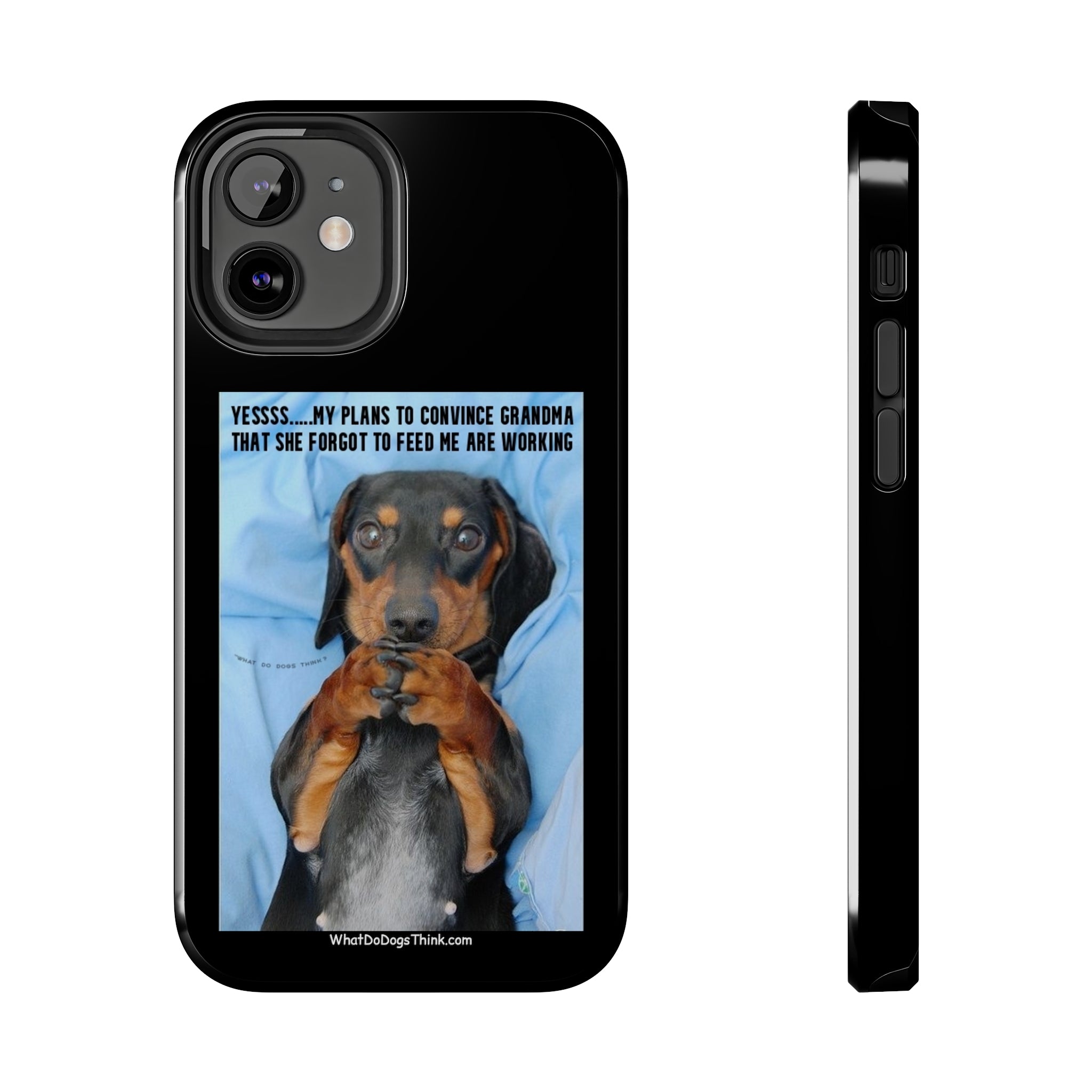 Grandma Black Tough Phone Cases