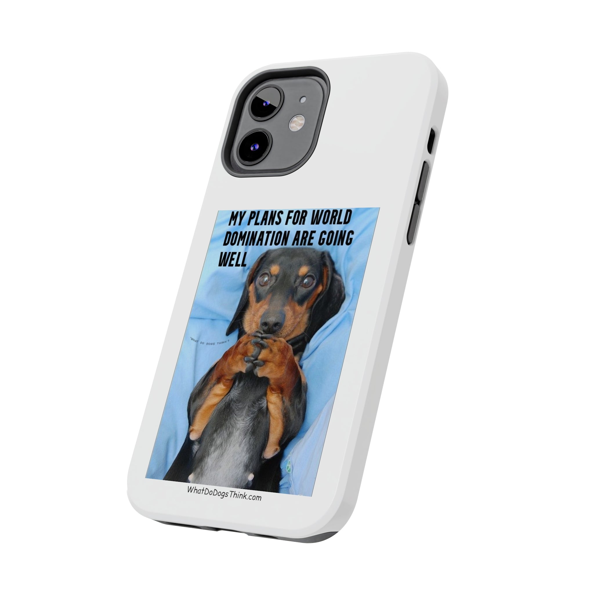 World Domination White Tough Phone Cases