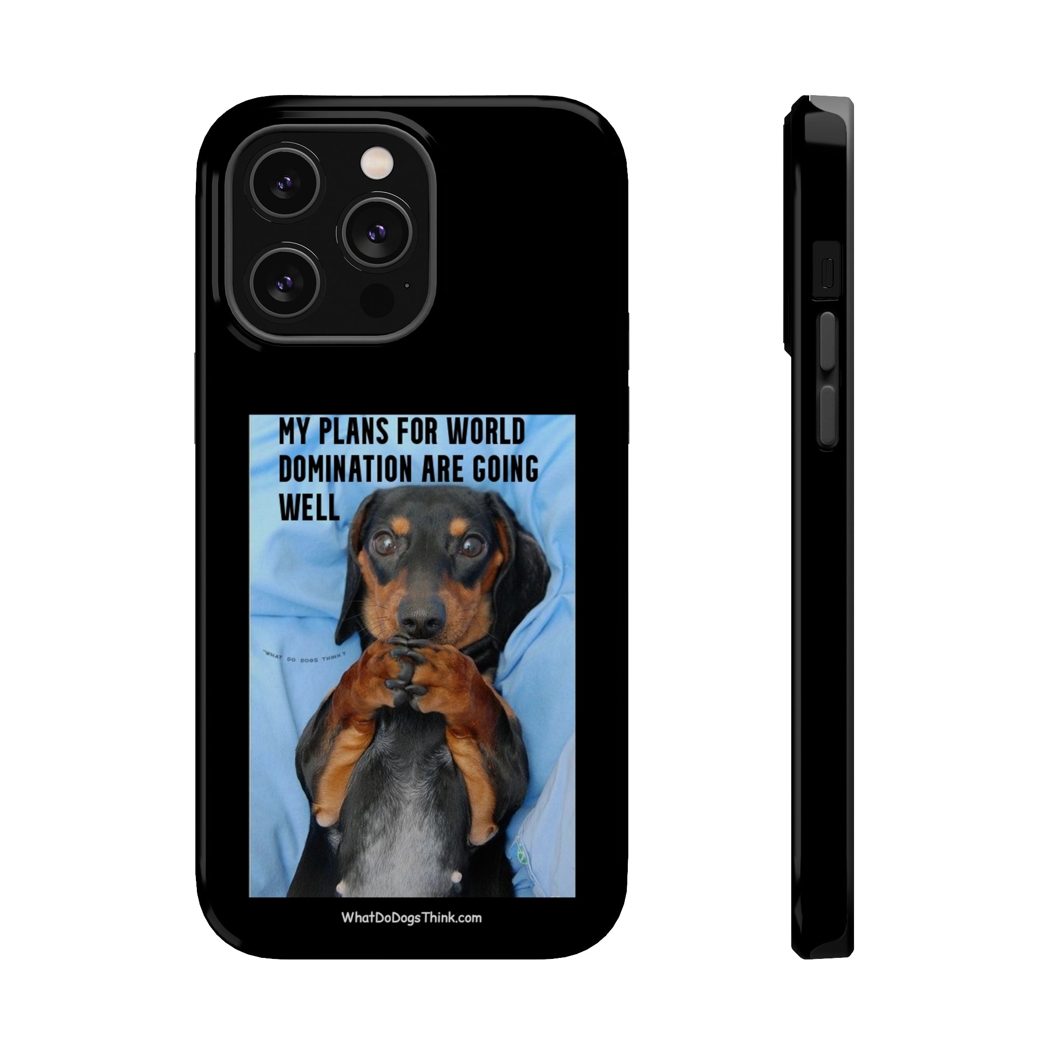 World Domination Black MagSafe Tough Cases