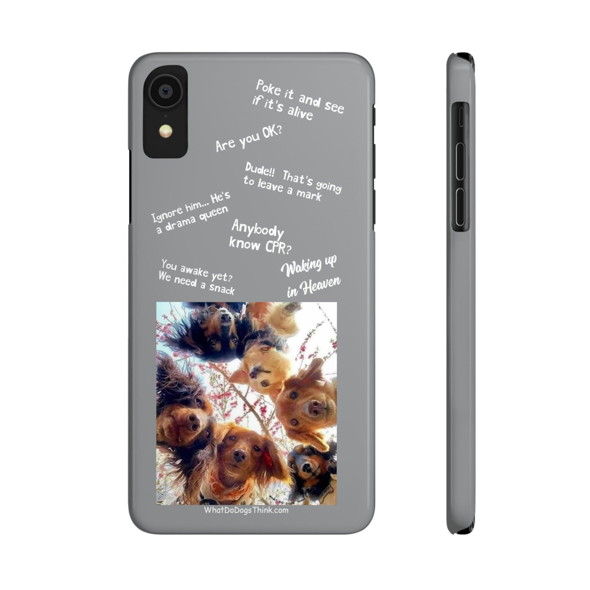 Are You OK? Compilation Grey Slim Phone Cases