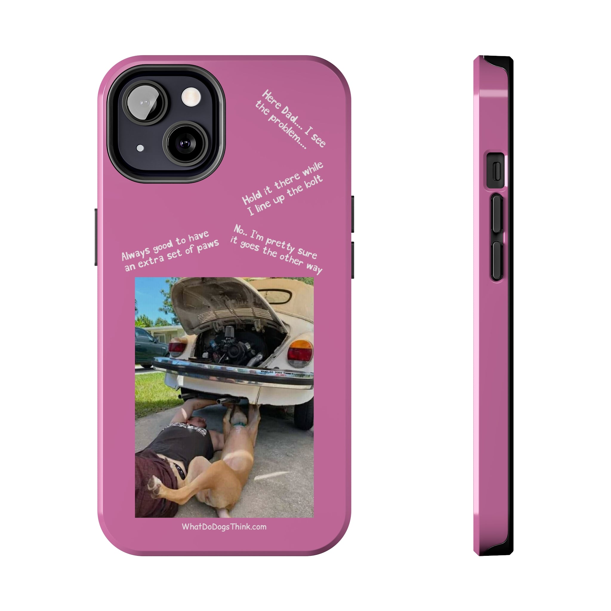 Bug Helper Compilation Pink Tough Phone Cases