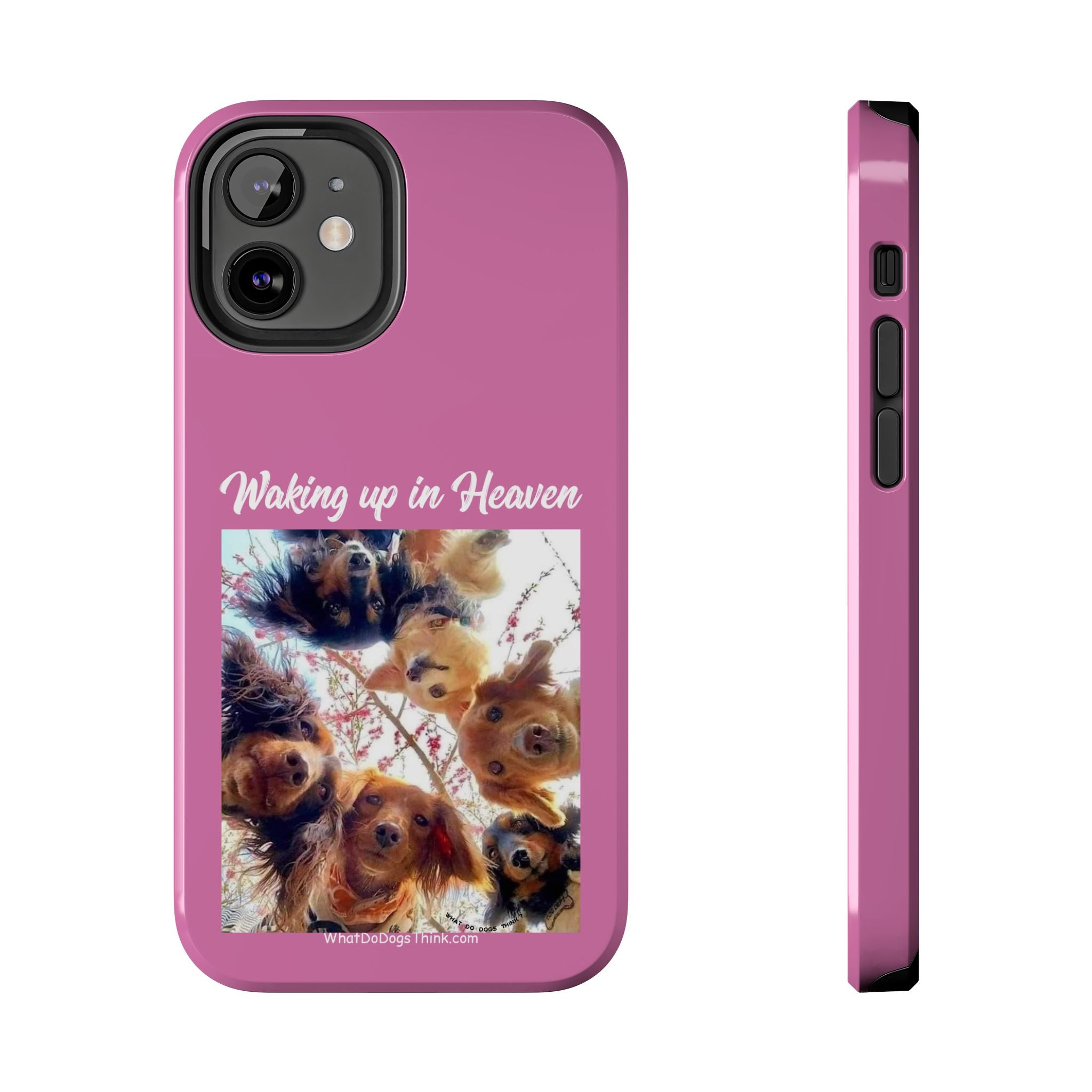 Waking Up in Heaven Pink Tough Phone Cases