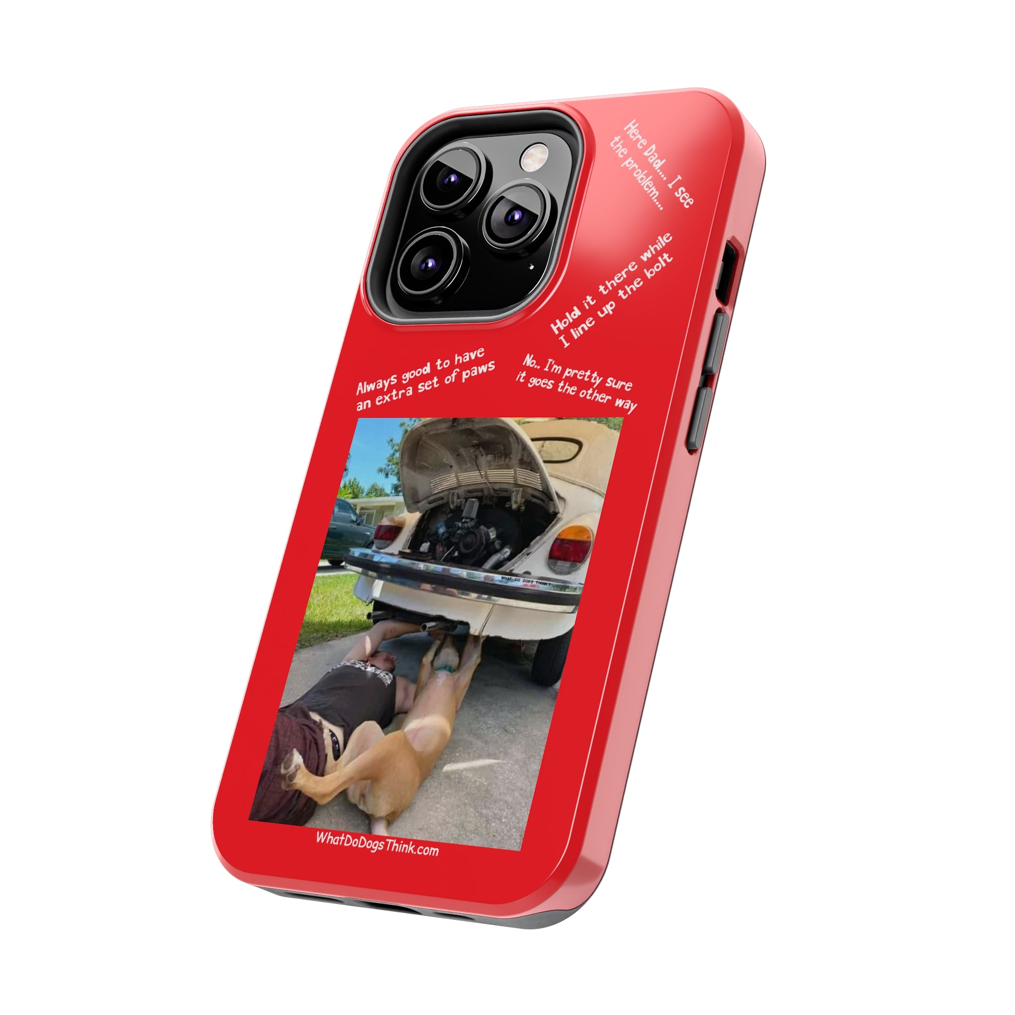 Bug Helper Compilation Red Tough Phone Cases