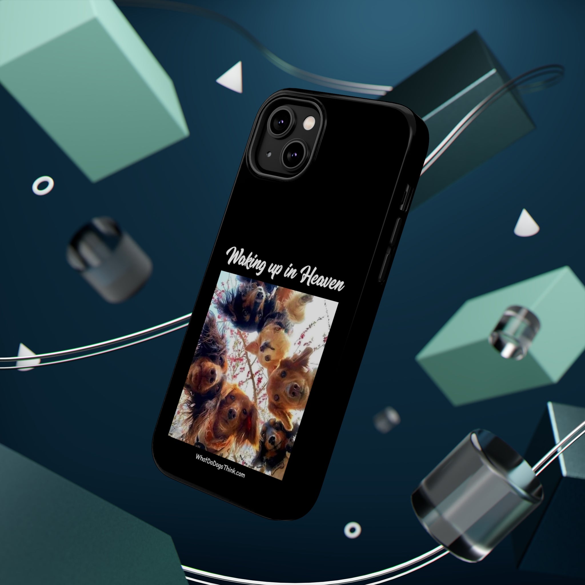 Waking Up In Heaven Black MagSafe Tough Cases