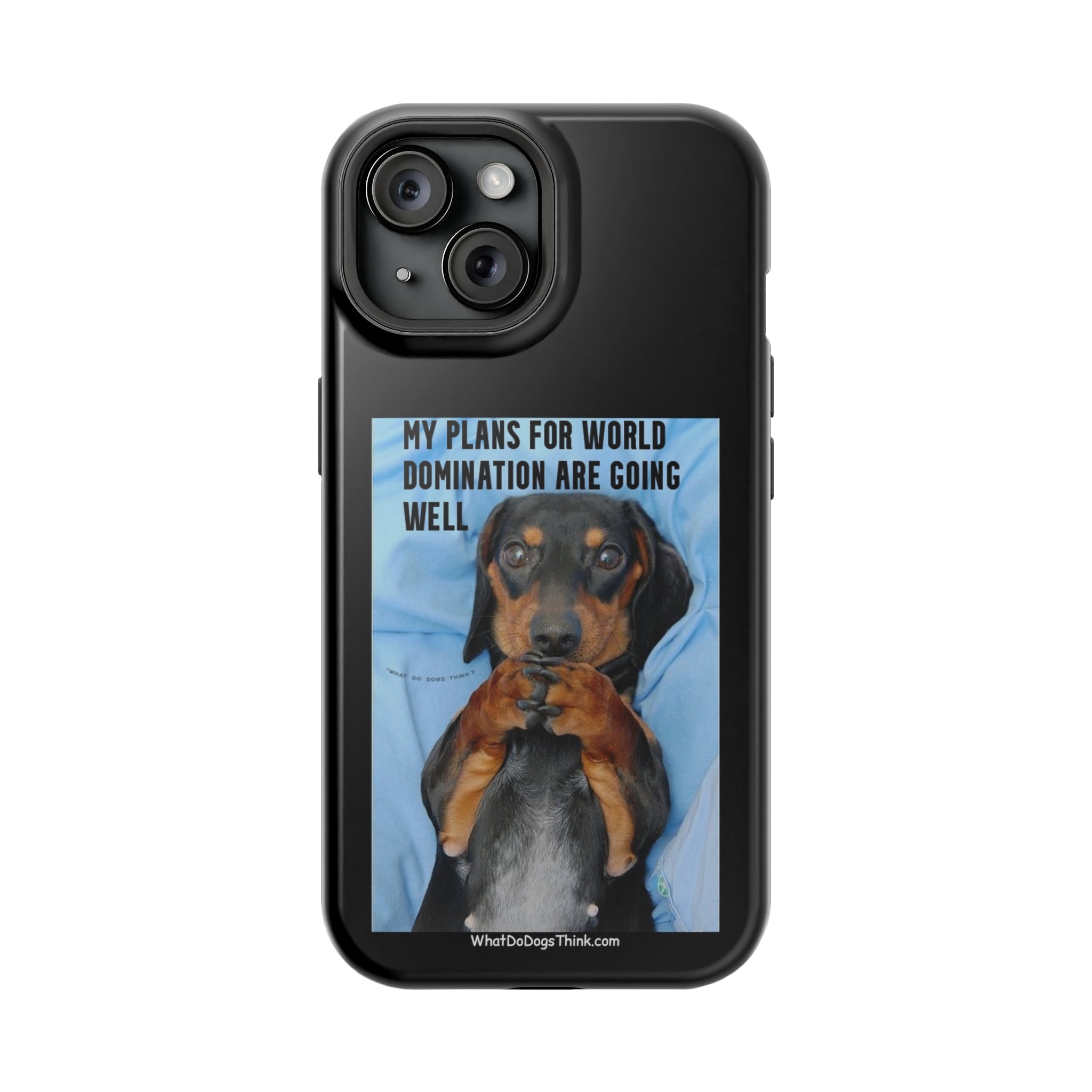 World Domination Black MagSafe Tough Cases