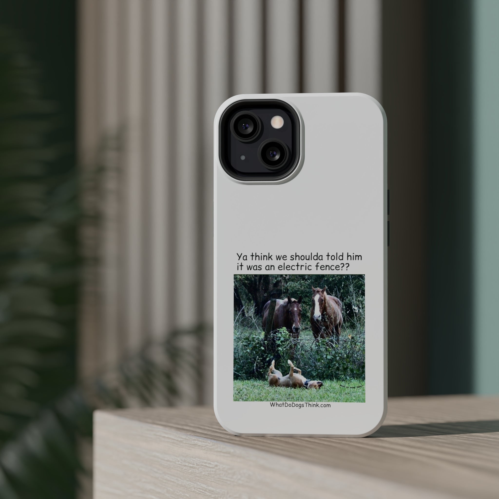 Electric Fence White MagSafe Tough Cases