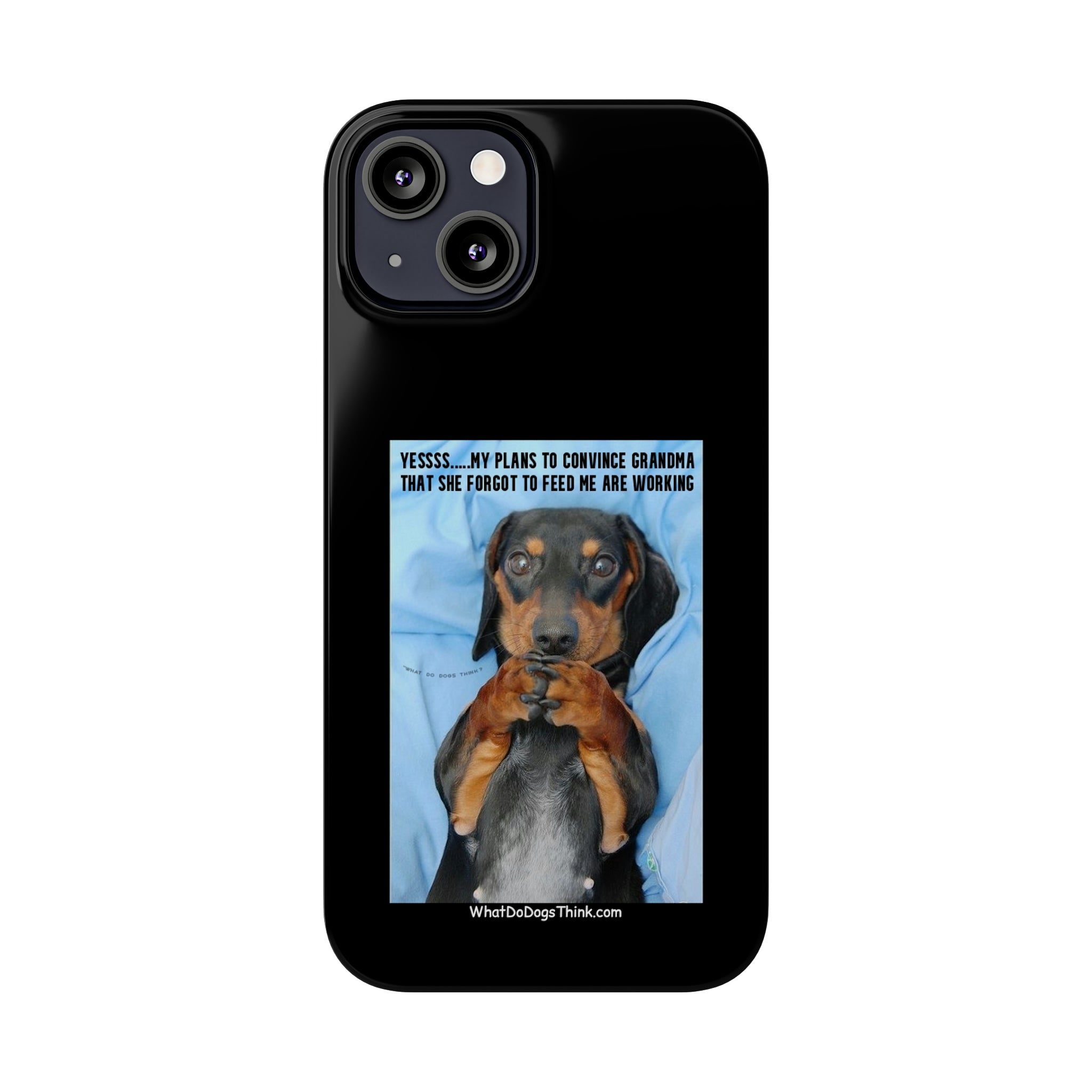 Grandma Black Slim Phone Cases