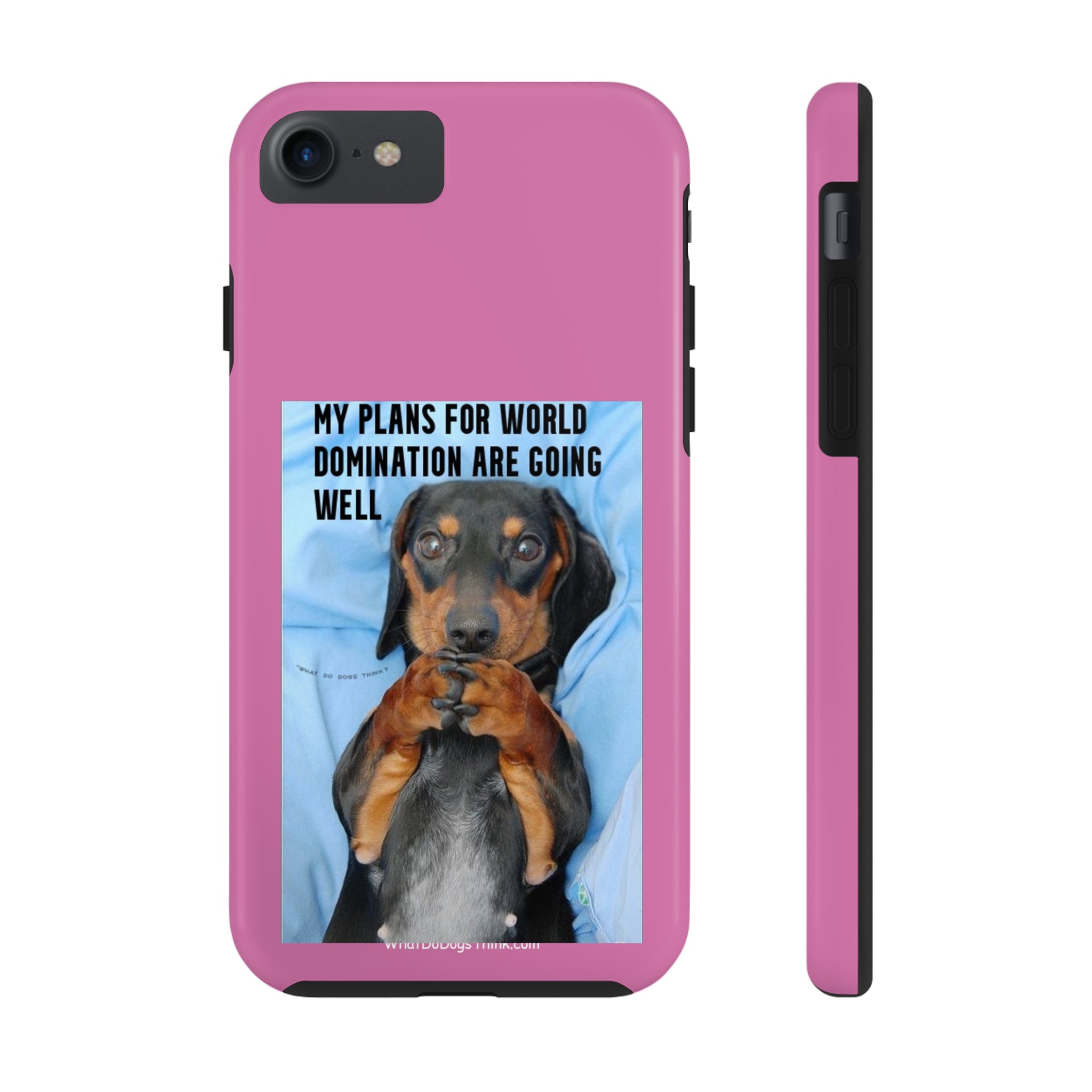 World Domination Pink Tough Phone Cases