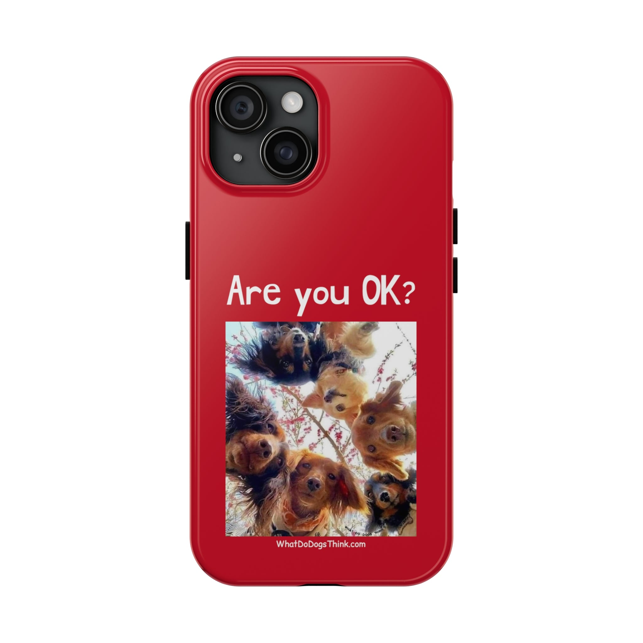 Are you OK? Red Tough Phone Cases