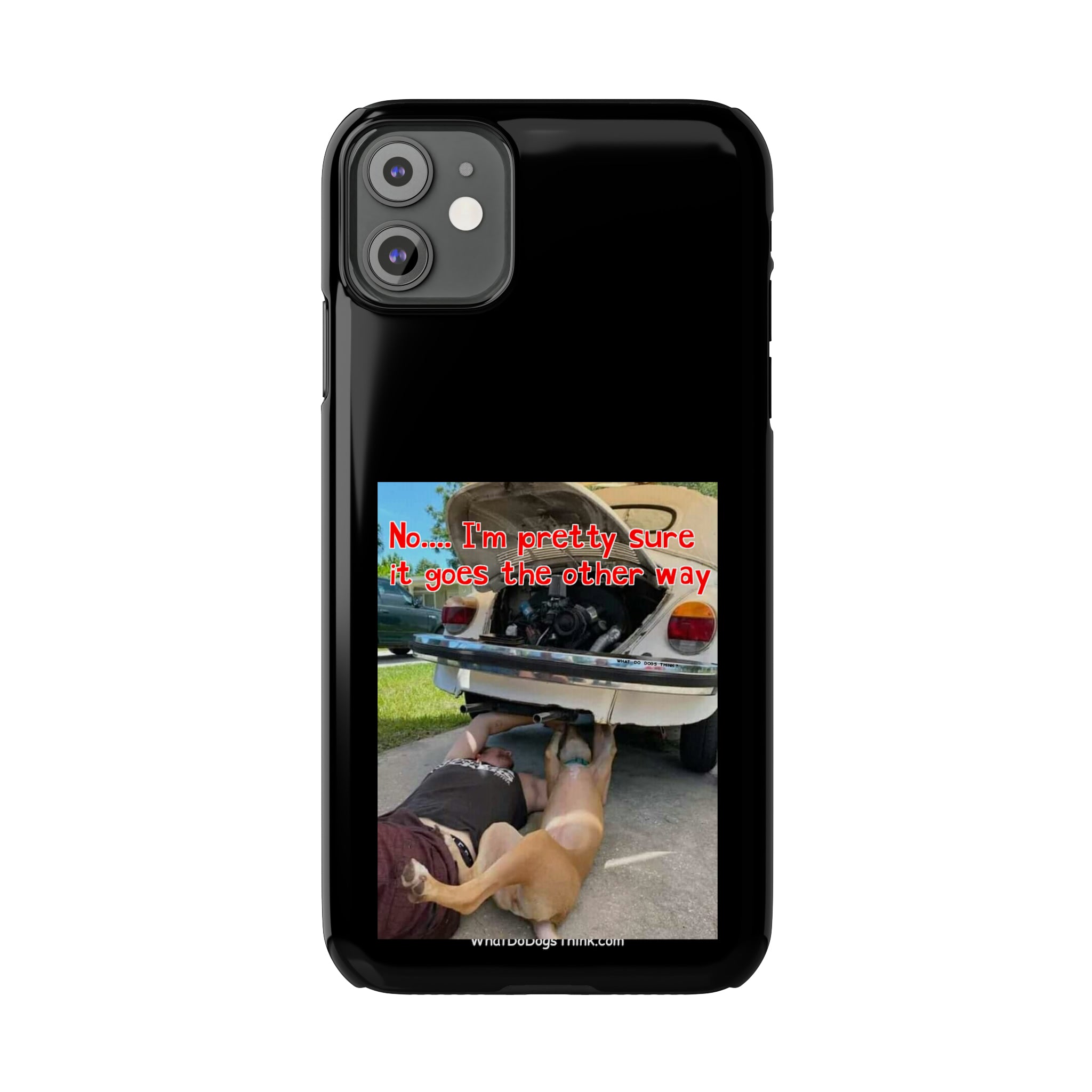 Other Way Black Slim Phone Cases