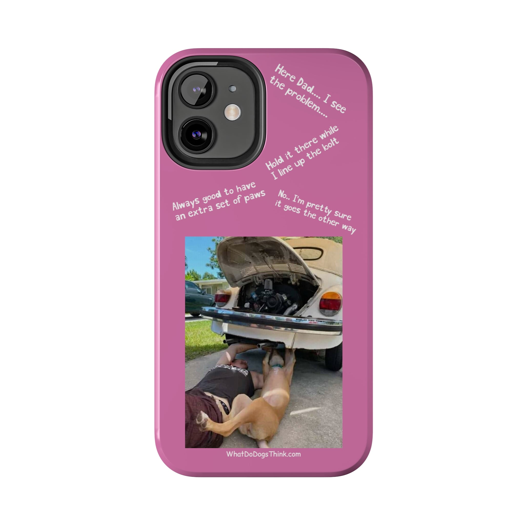 Bug Helper Compilation Pink Tough Phone Cases