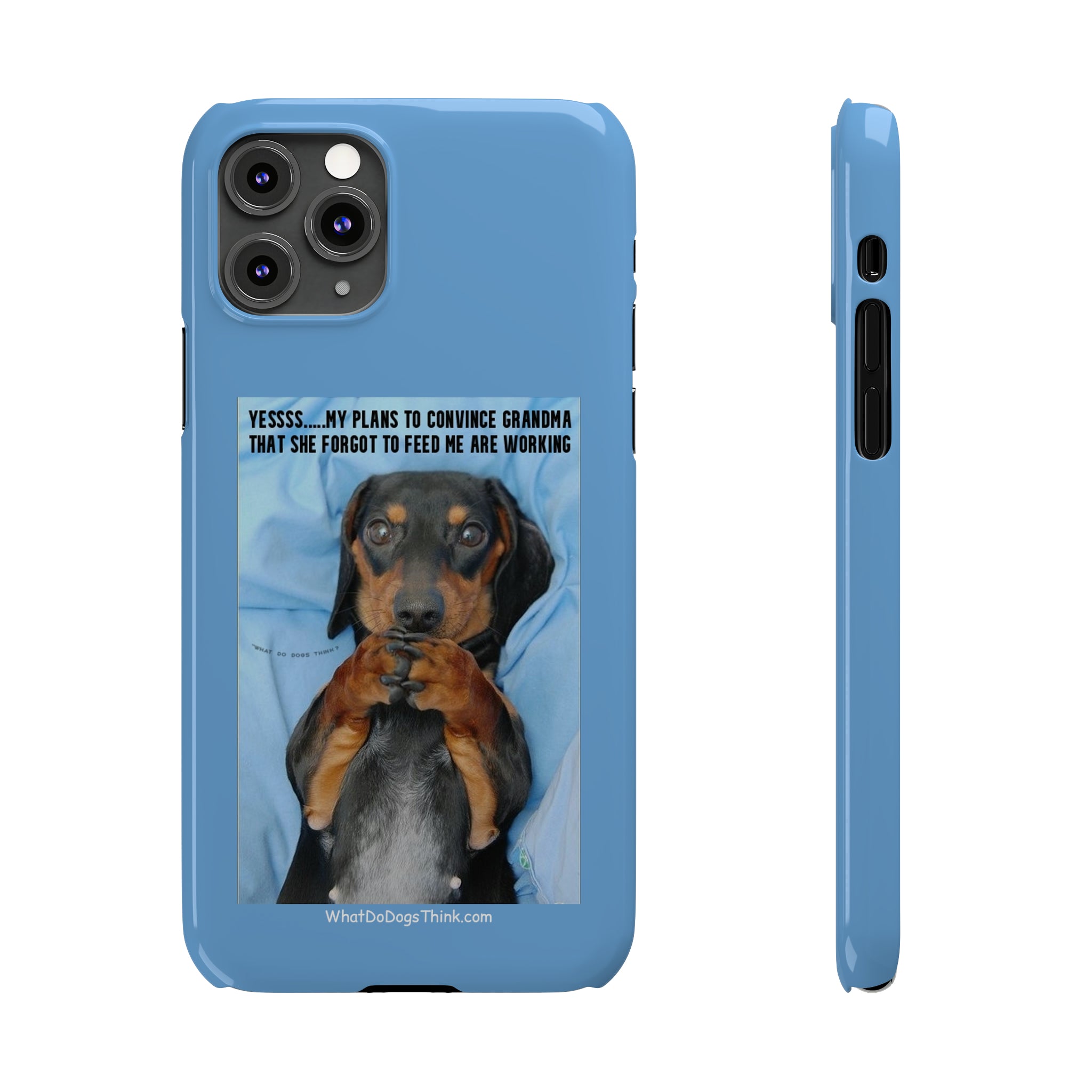 Grandma Blue Slim Phone Cases