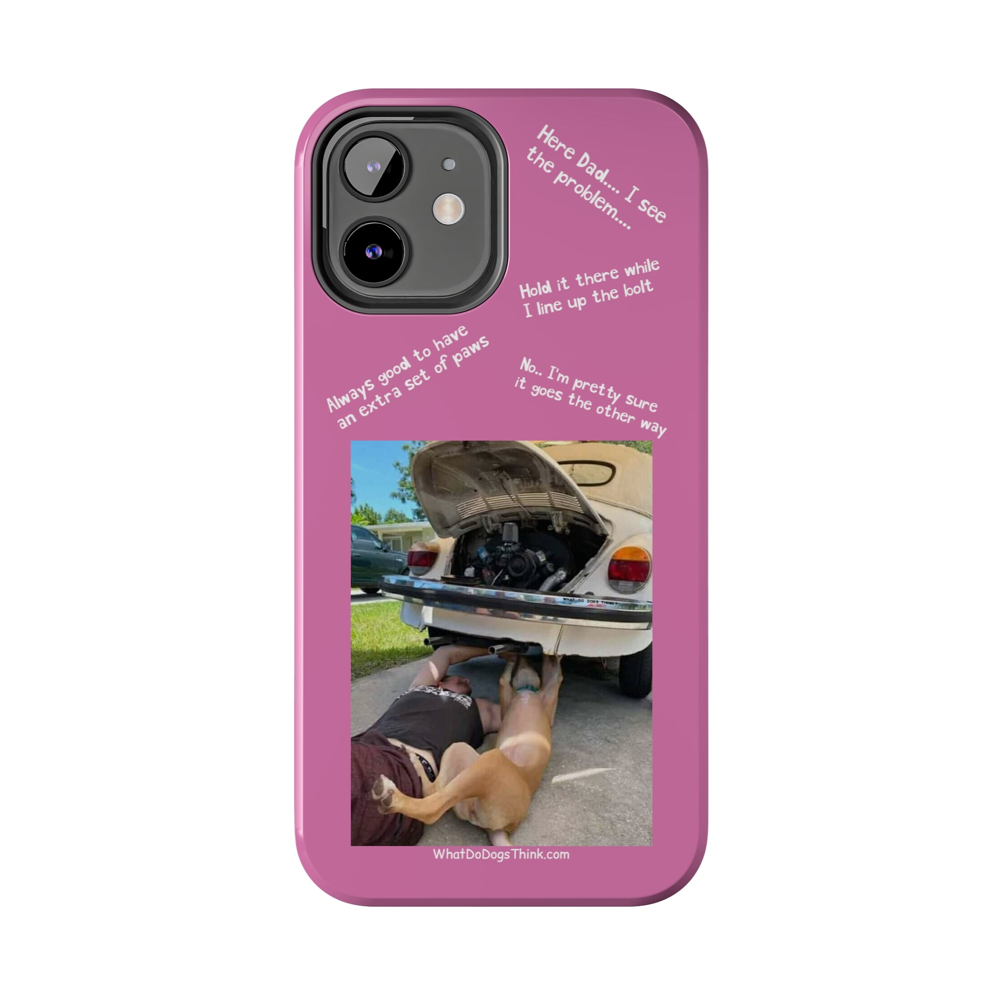 Bug Helper Compilation Pink Tough Phone Cases