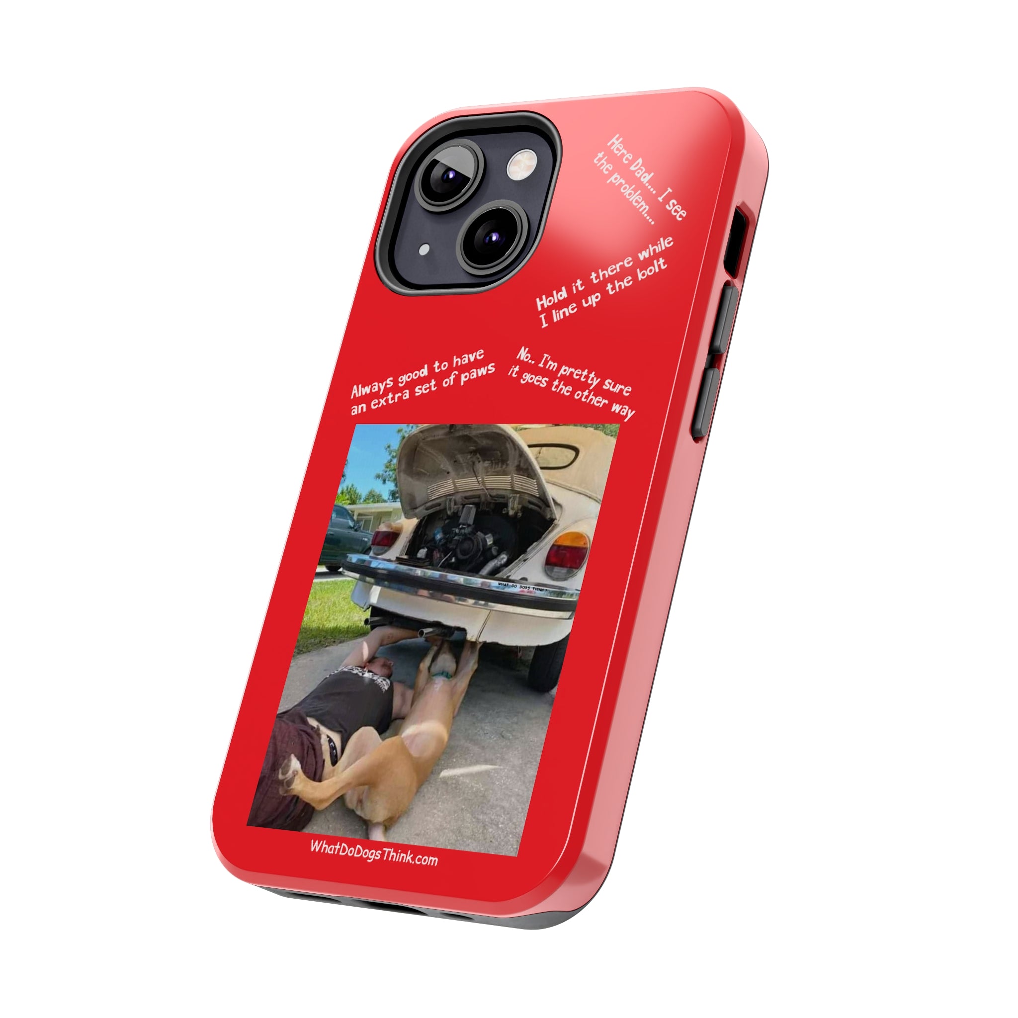 Bug Helper Compilation Red Tough Phone Cases