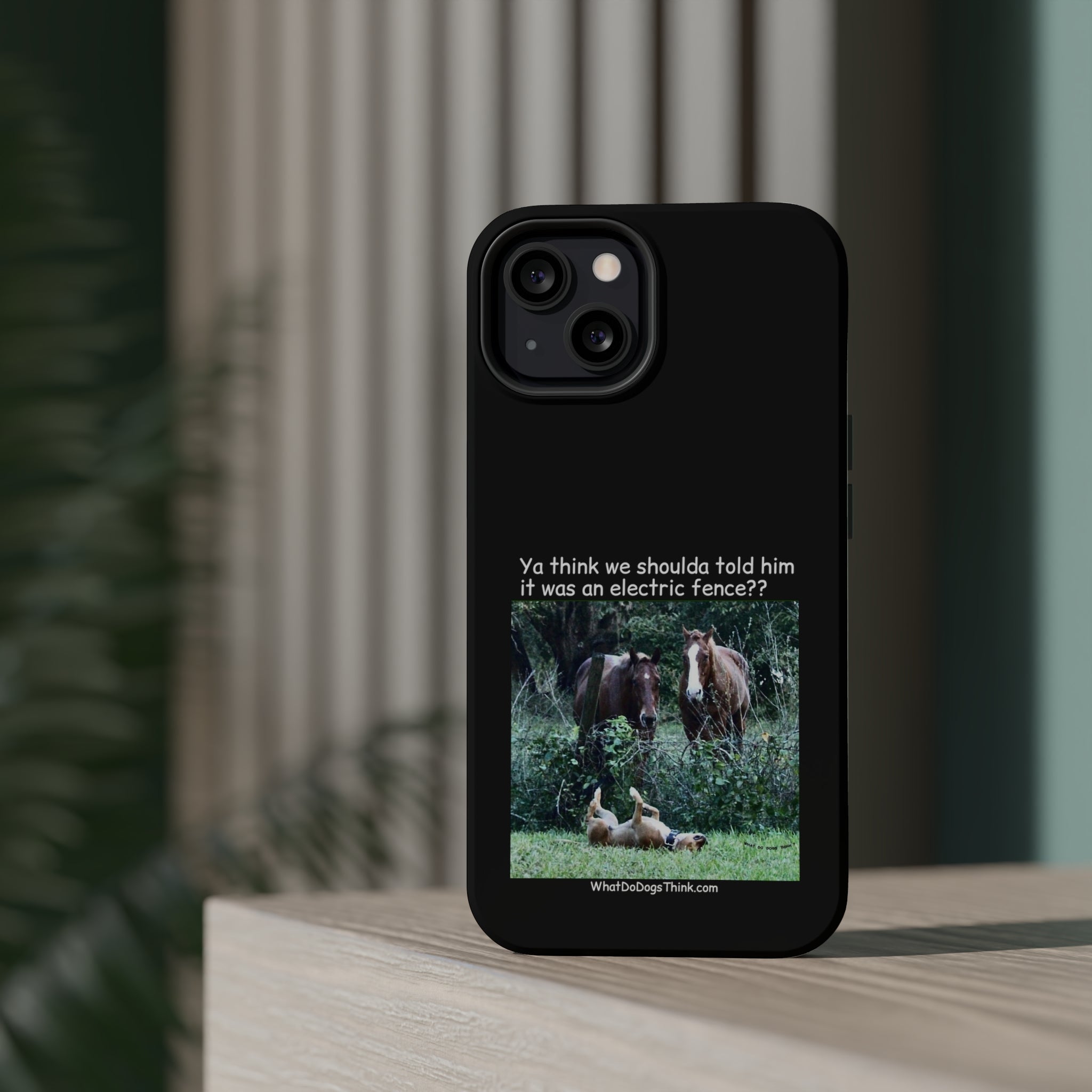 Electric Fence Black MagSafe Tough Cases