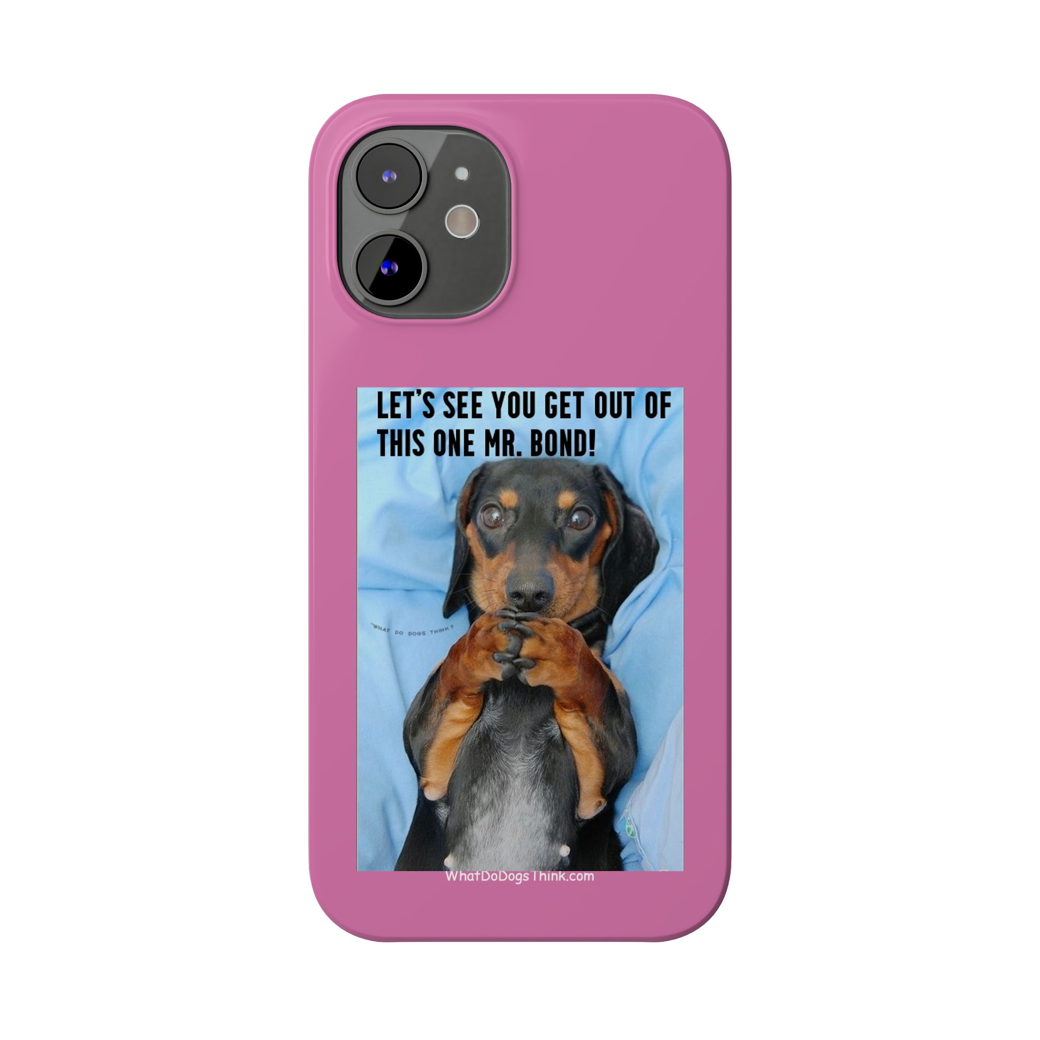 Mr. Bond Pink Slim Phone Cases