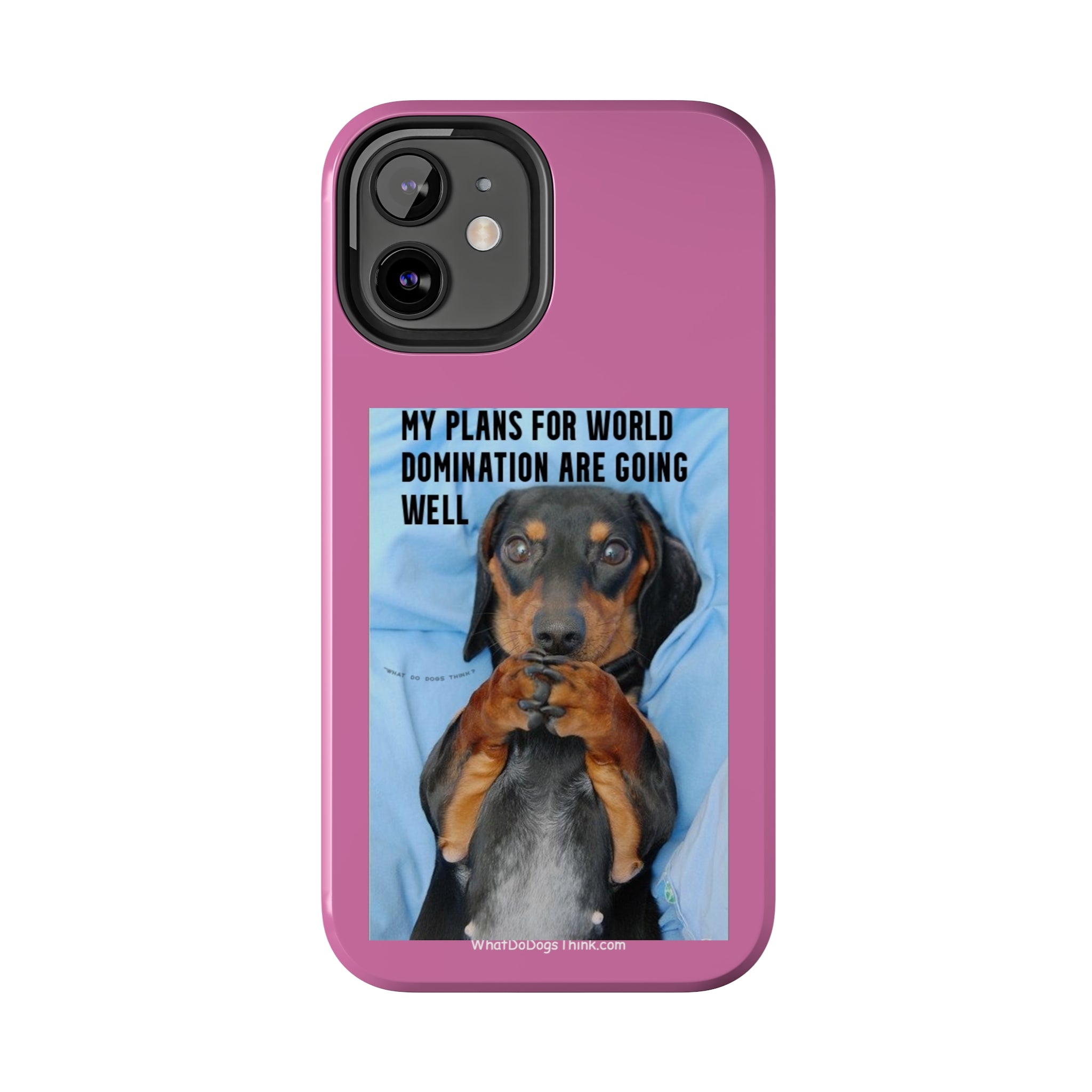 World Domination Pink Tough Phone Cases