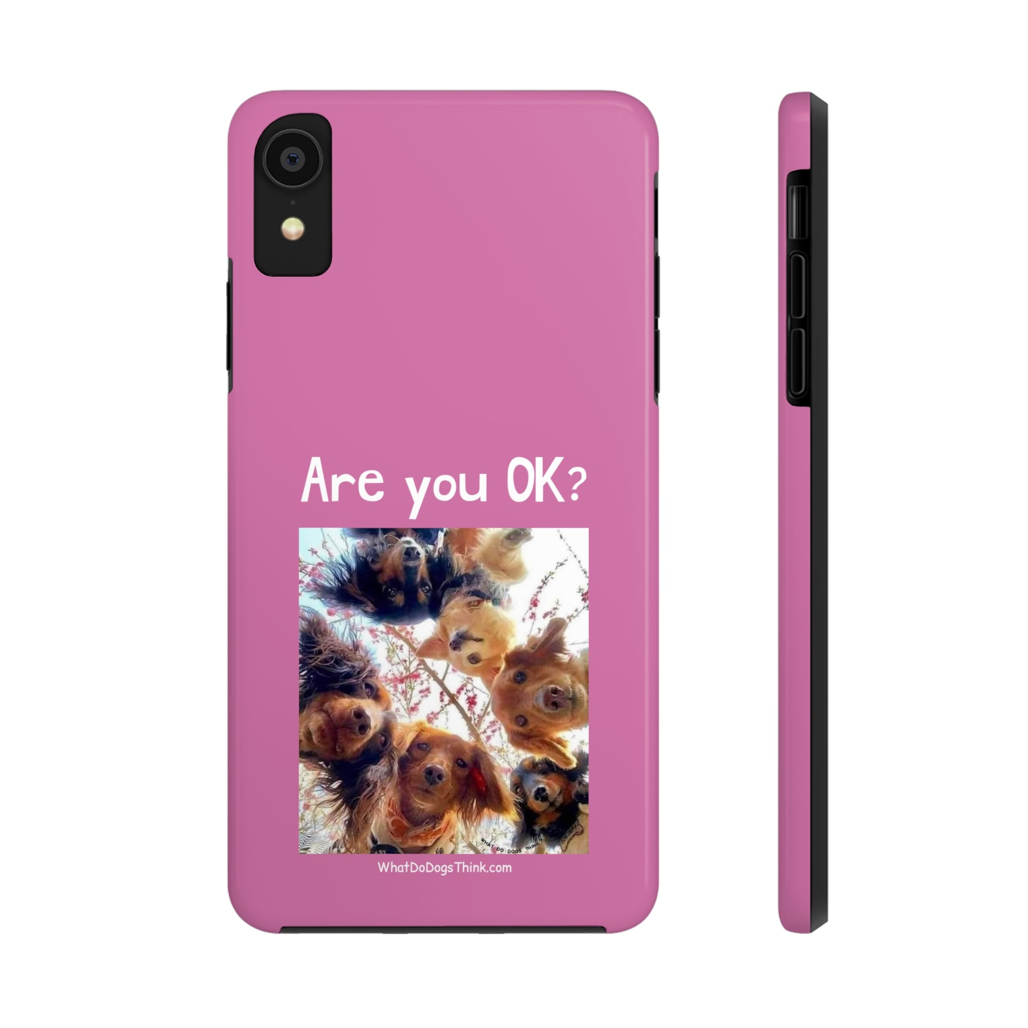 Are you OK? Pink Tough Phone Cases