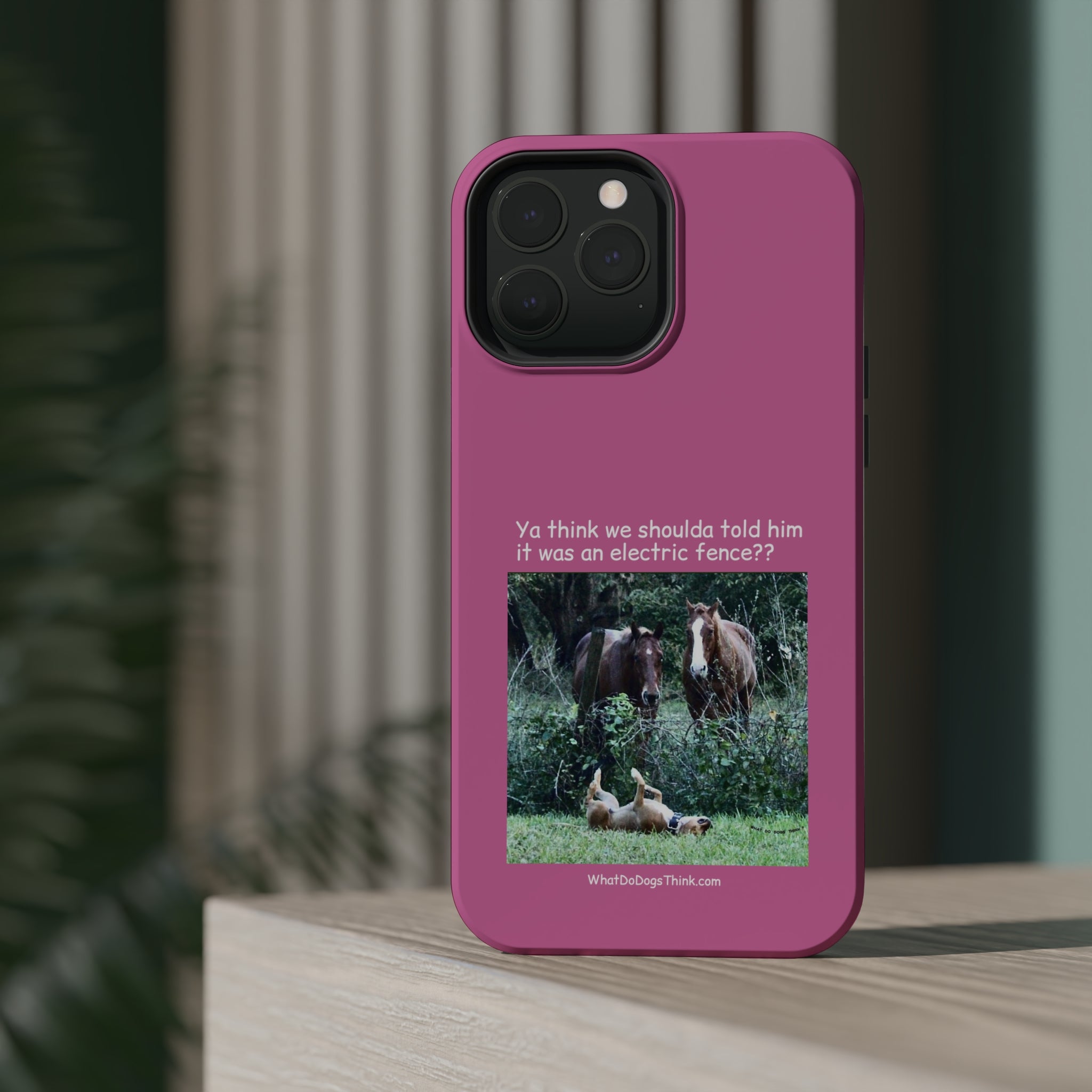 Electric Fence Pink MagSafe Tough Cases