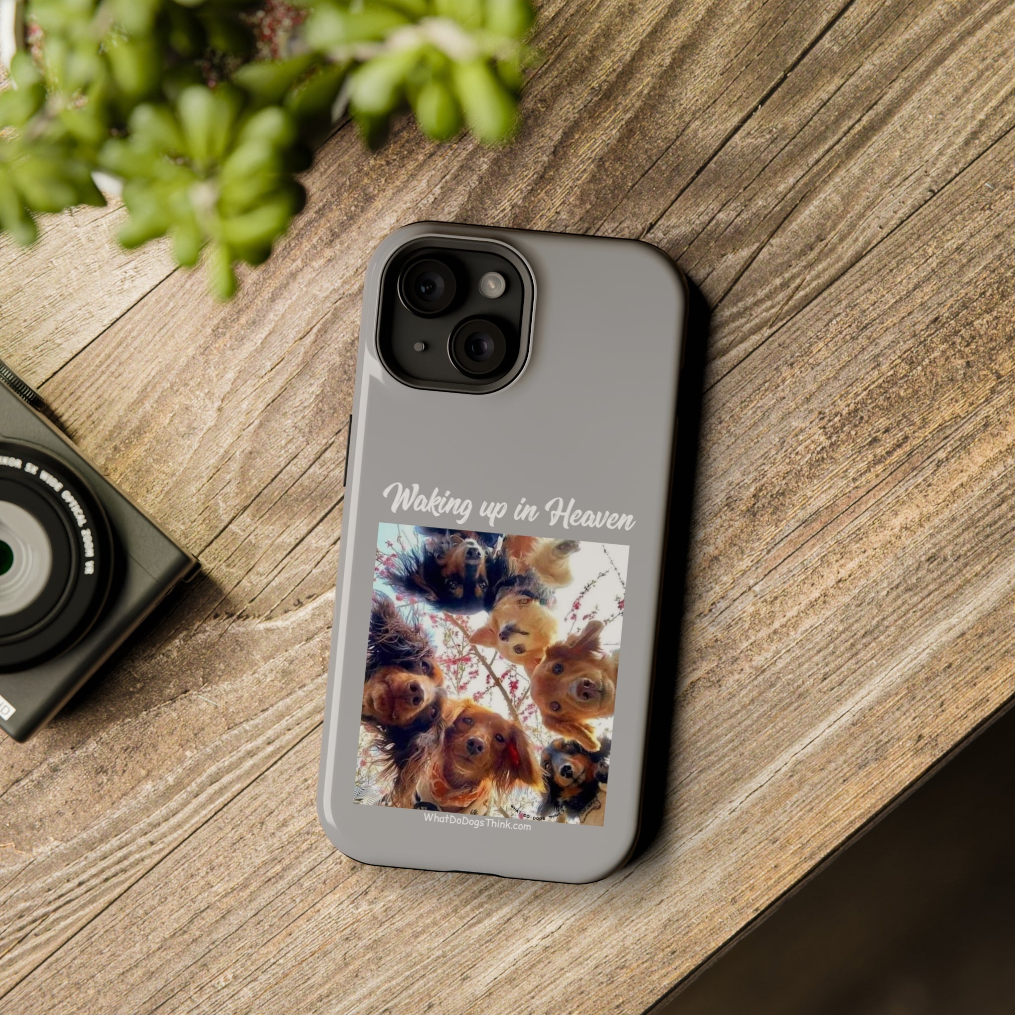 Waking Up In Heaven Gray MagSafe Tough Cases