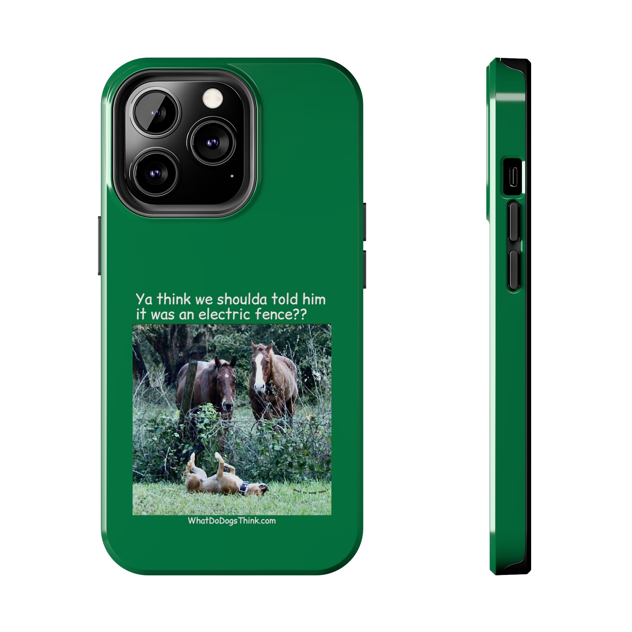 Electric Fence Green Tough Phone Cases