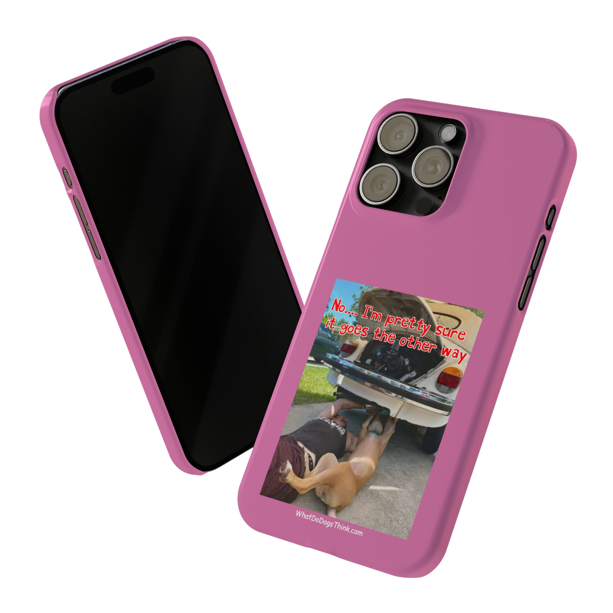 Other Way Pink Slim Phone Cases