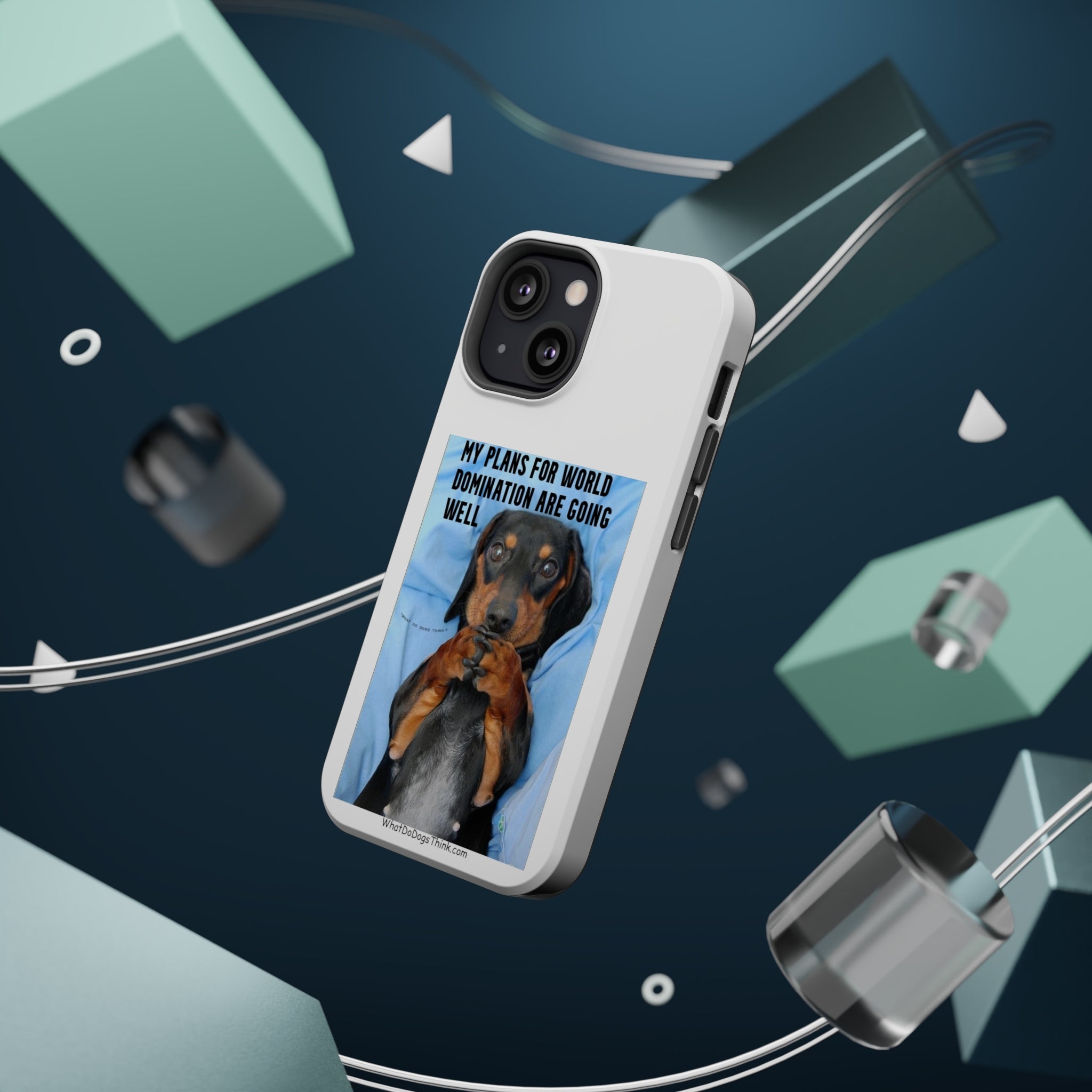 World Domination White MagSafe Tough Cases