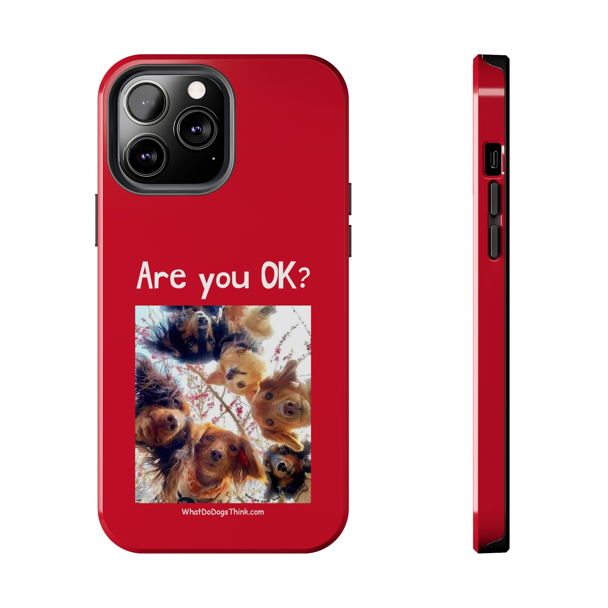 Are you OK? Red Tough Phone Cases