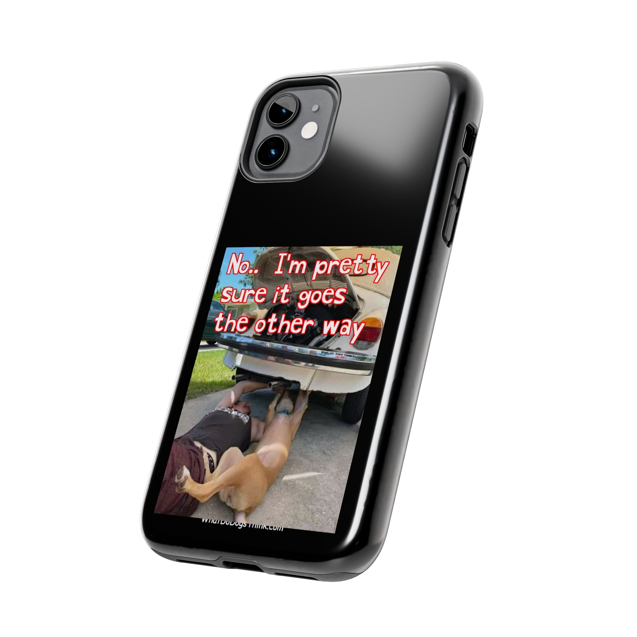 Other Way Black Tough Phone Cases