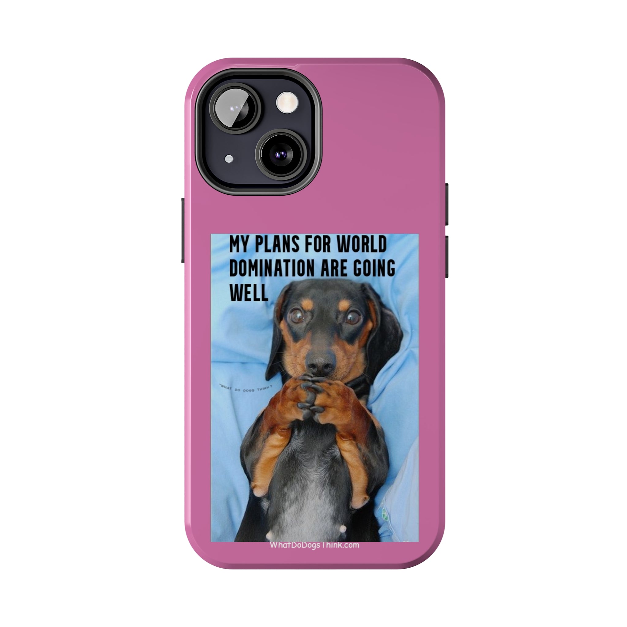 World Domination Pink Tough Phone Cases