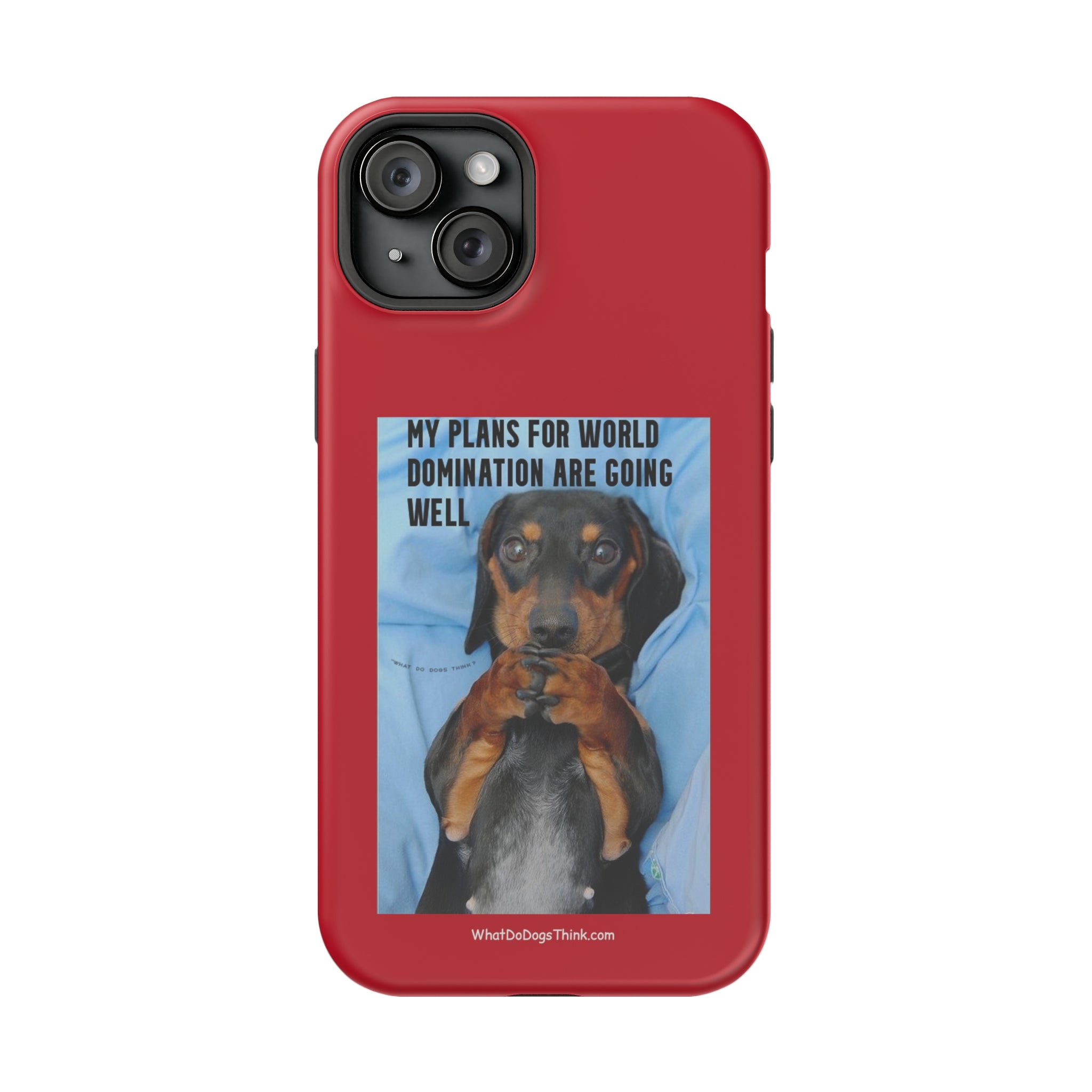 World Domination Red MagSafe Tough Cases