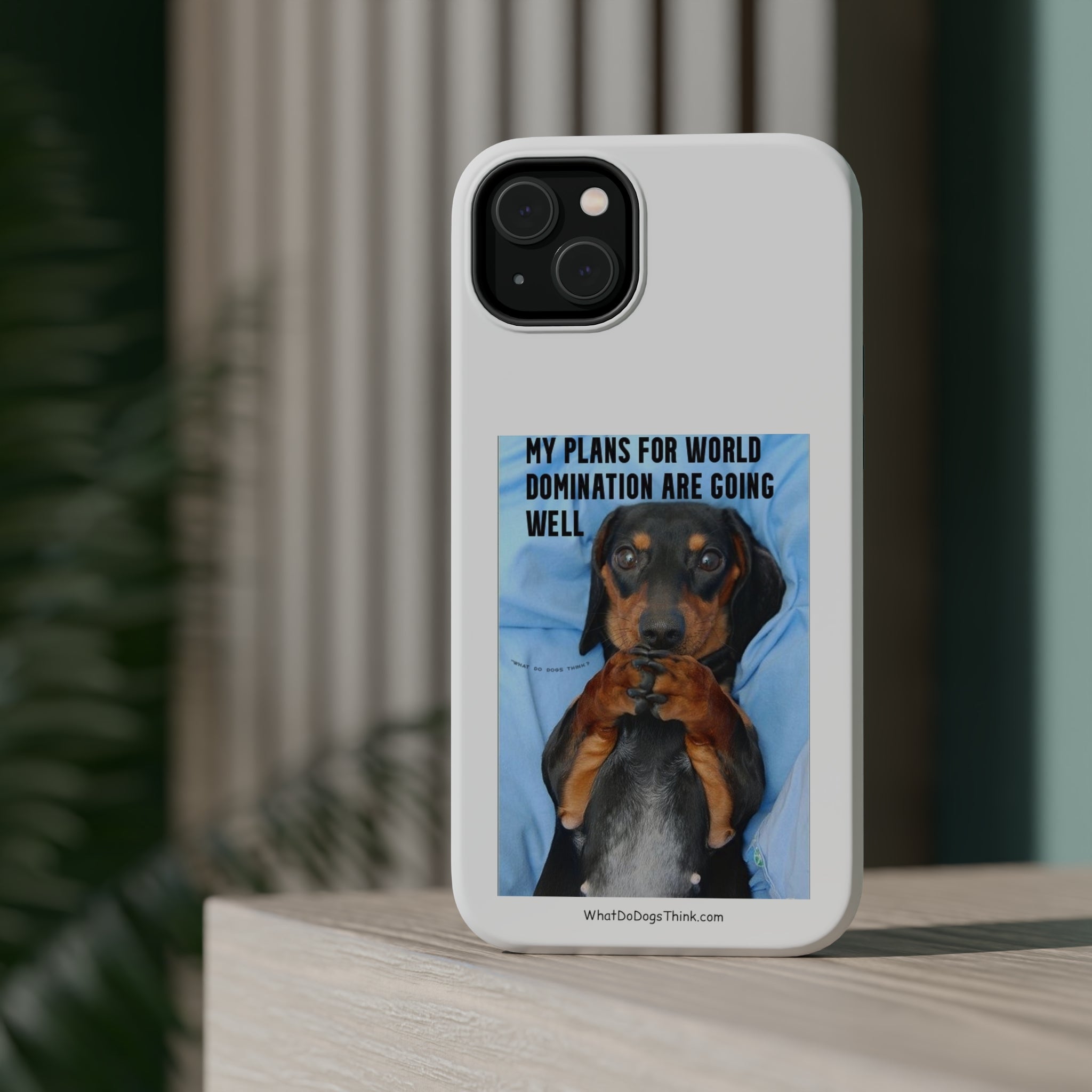 World Domination White MagSafe Tough Cases