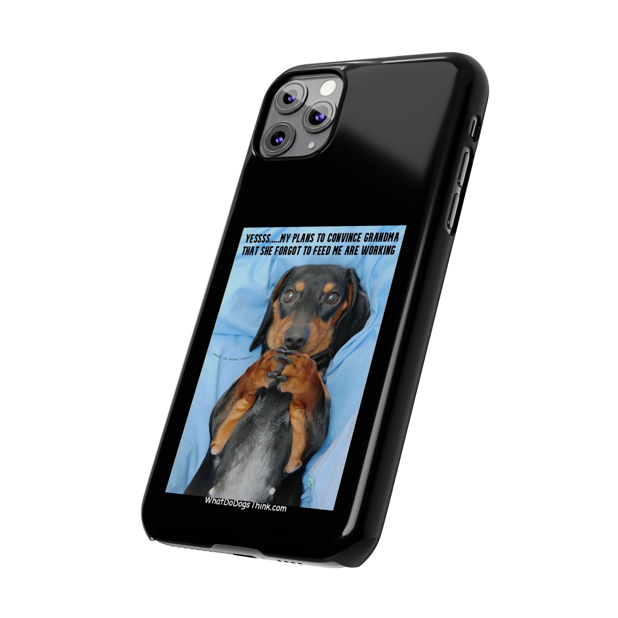 Grandma Black Slim Phone Cases