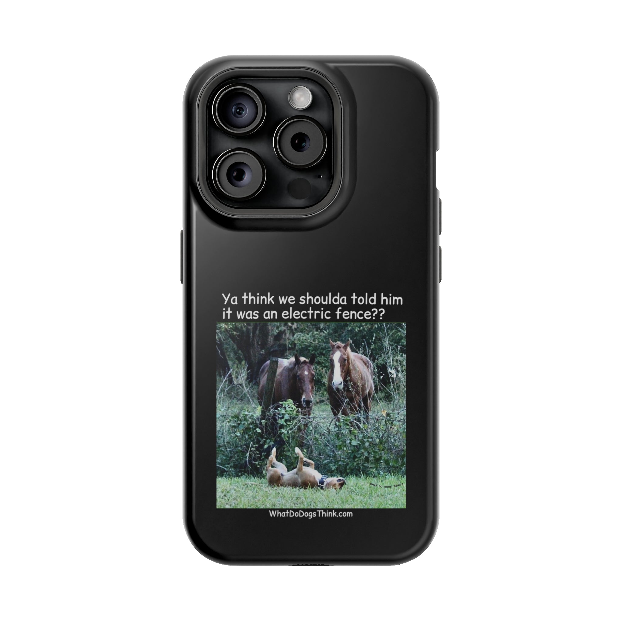 Electric Fence Black MagSafe Tough Cases