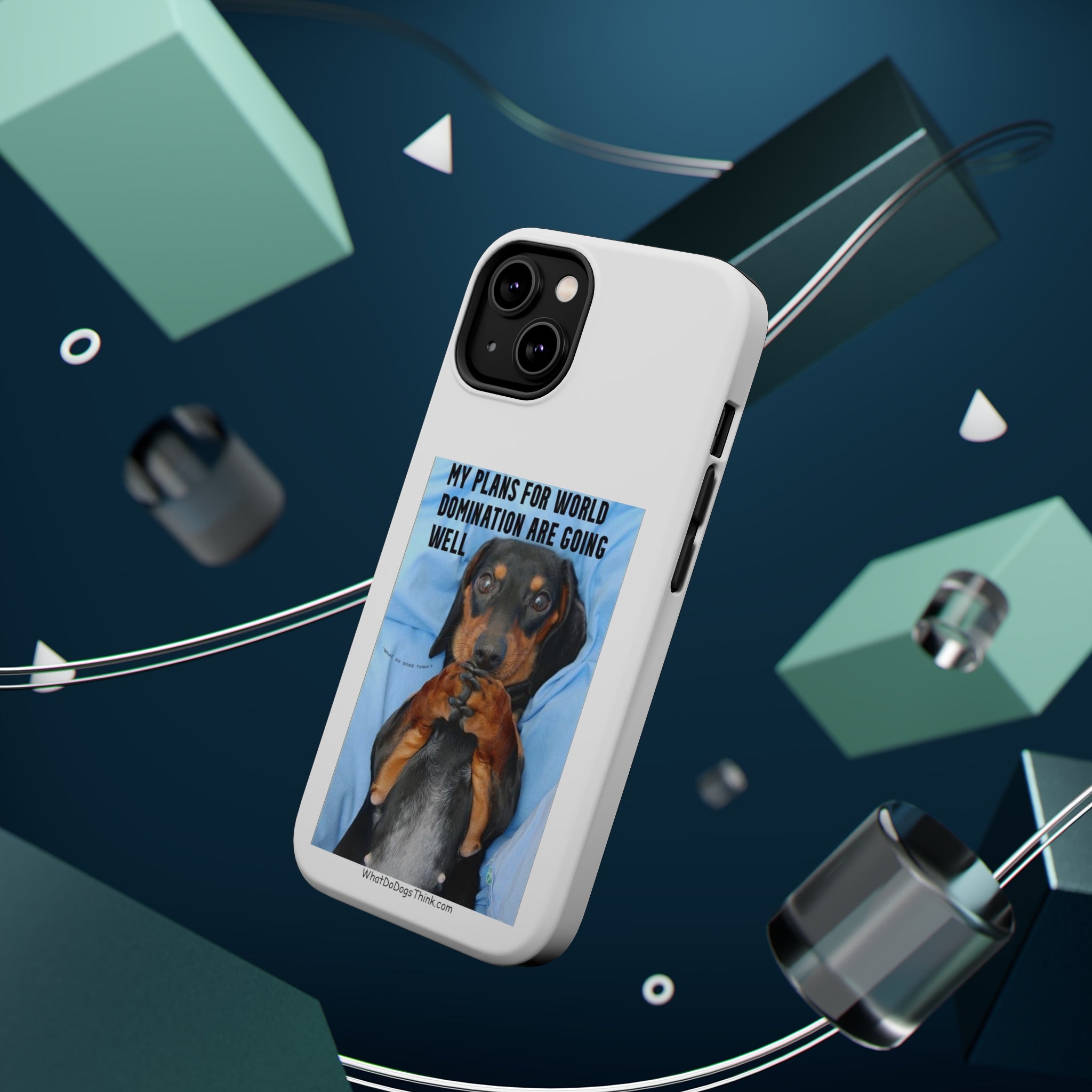 World Domination White MagSafe Tough Cases