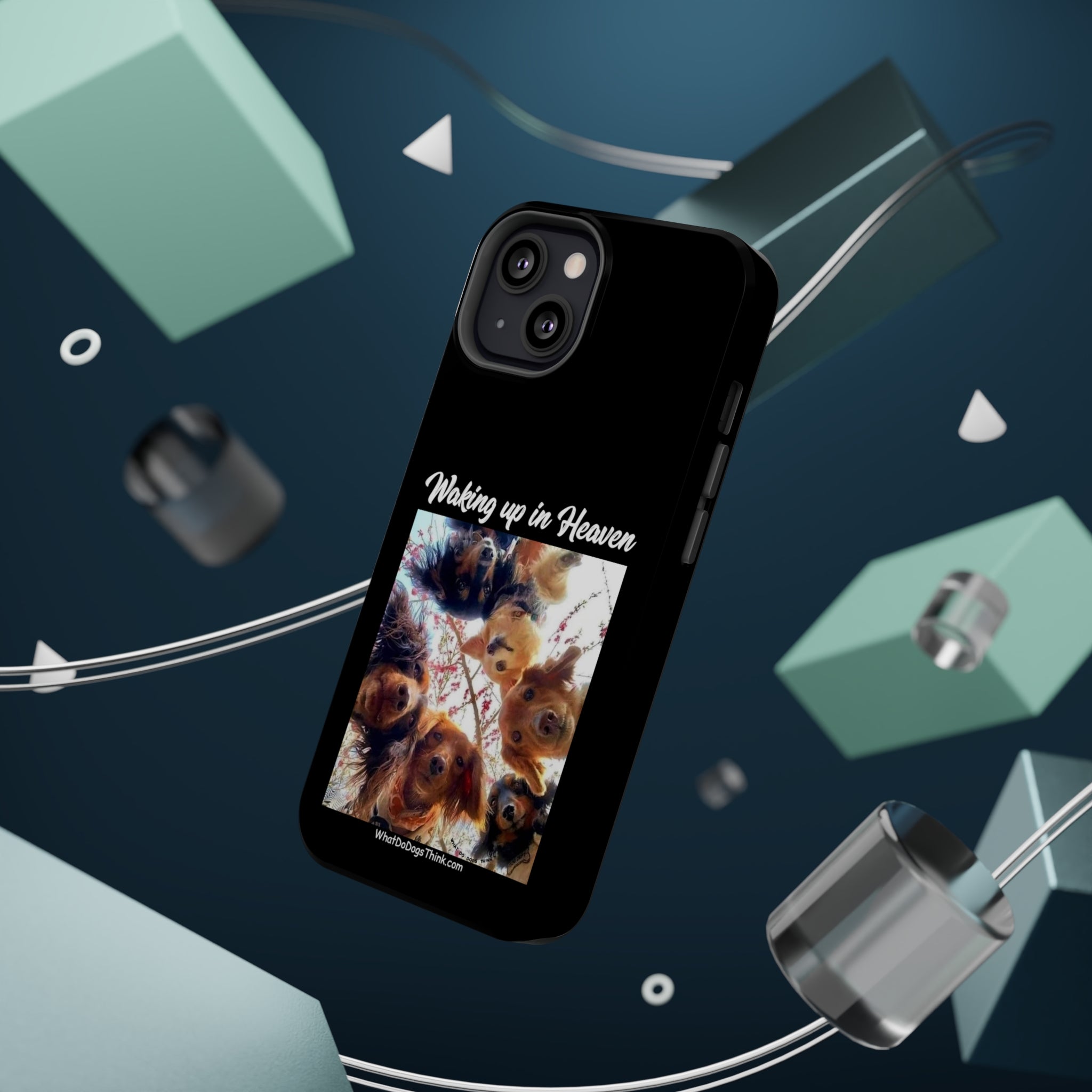 Waking Up In Heaven Black MagSafe Tough Cases