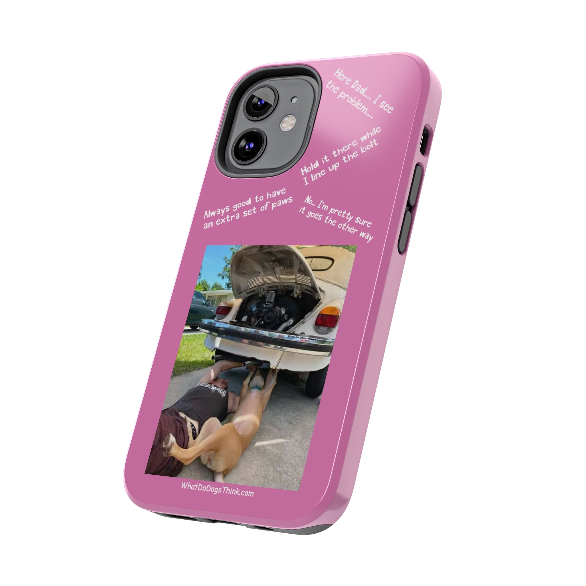 Bug Helper Compilation Pink Tough Phone Cases
